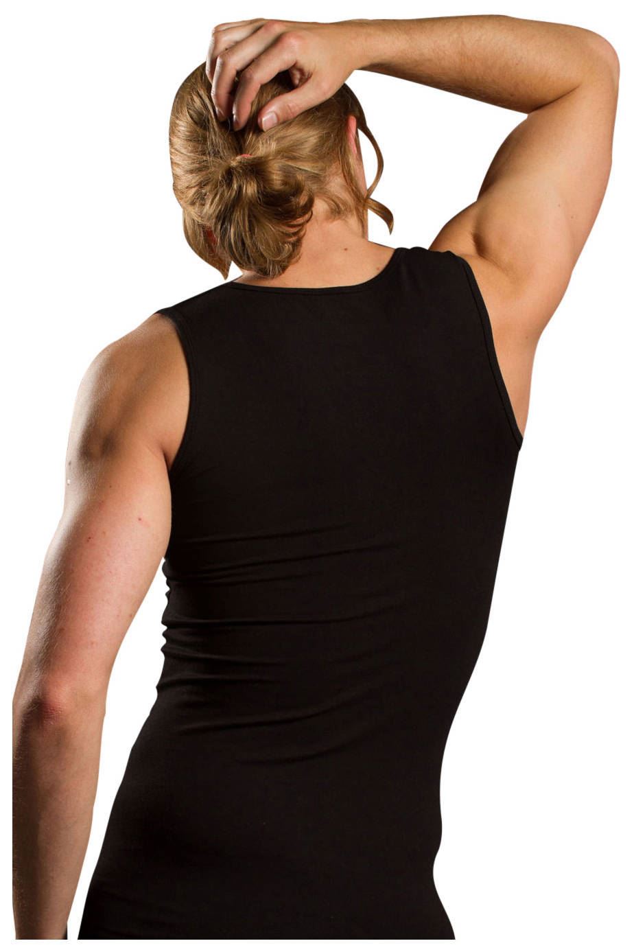 Doreanse Underwear Men's 2015 Cotton Modal Deep Neck Athletic Shirt - Picture 4 of 9