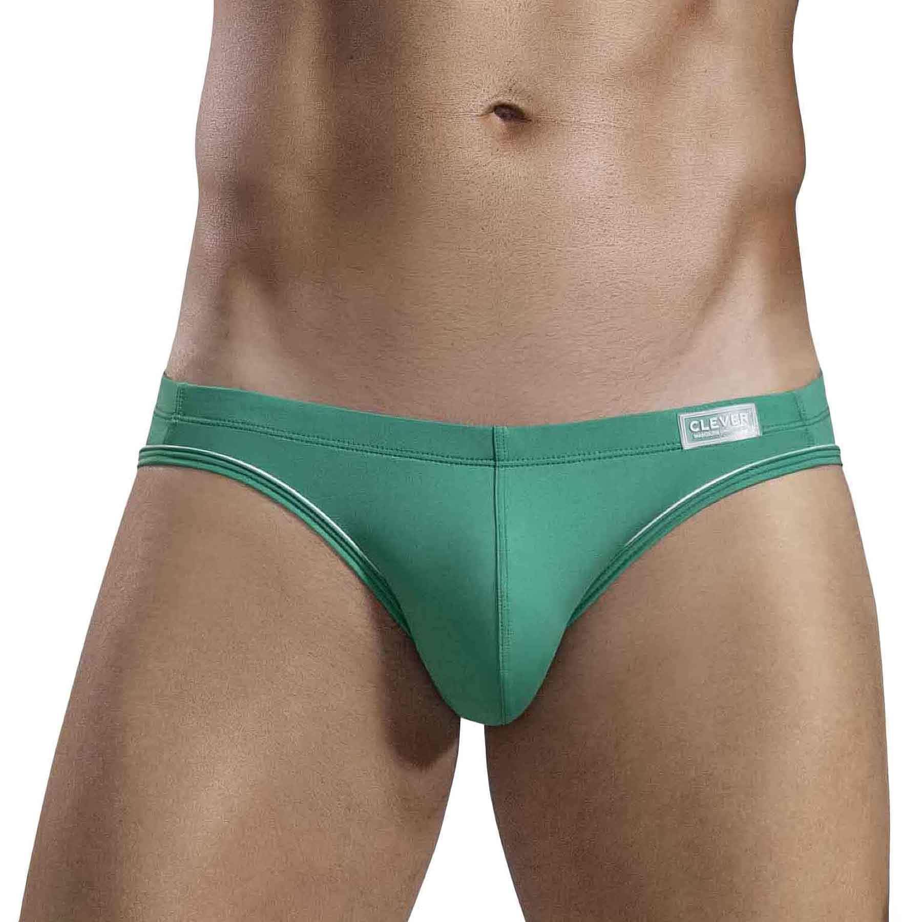 Clever Moda Mirage Piping Brief mens underwear micro male bikini pouch uplift - Picture 10 of 15