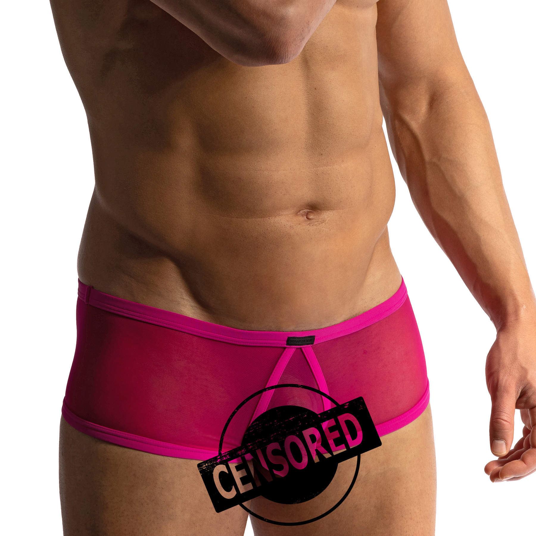 Manstore M2416 Tarzan Hot Pants men underwear hipster transparent mesh cup pouch - Picture 9 of 16