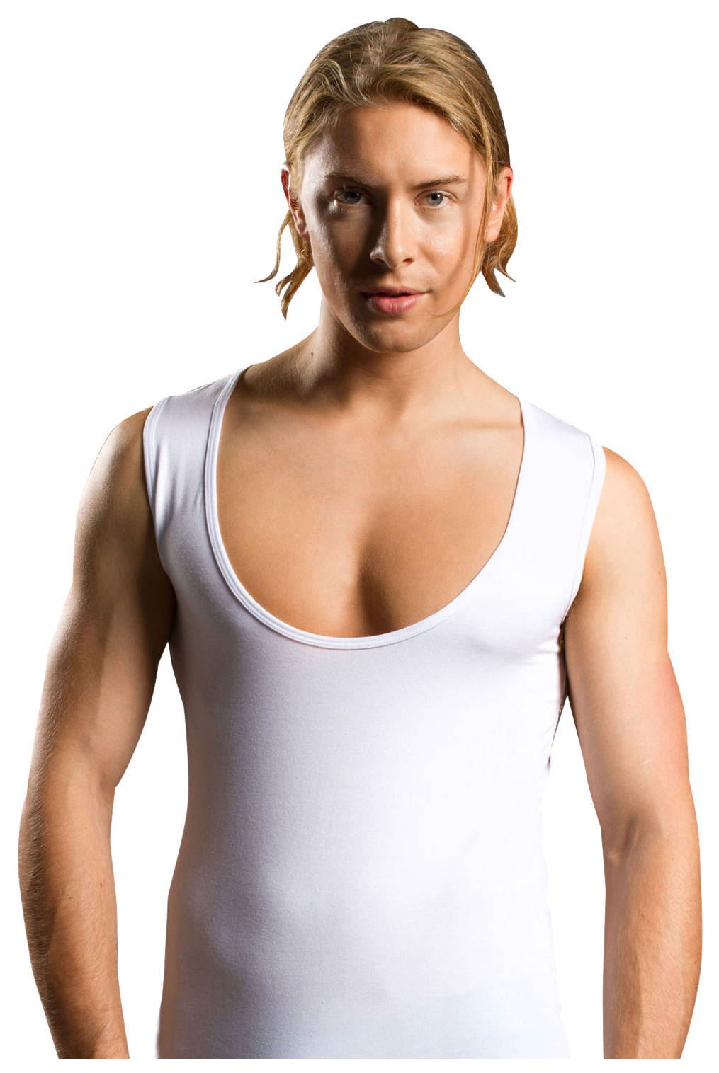 Doreanse Underwear Men's 2015 Cotton Modal Deep Neck Athletic Shirt - Picture 7 of 9