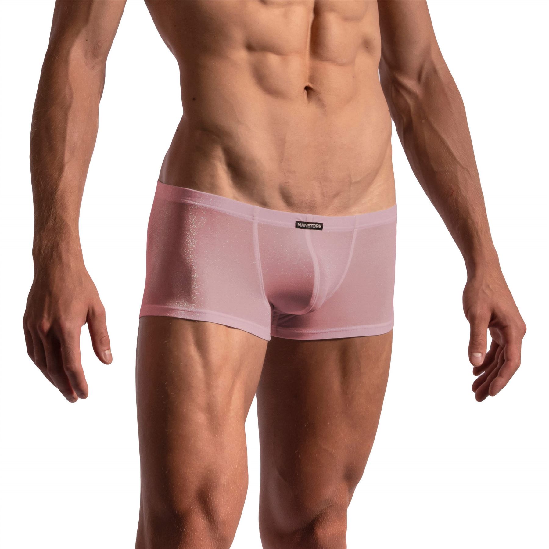 Manstore M2179 Micro Pant mens underwear short male boxer brief glitter shine - Picture 5 of 7