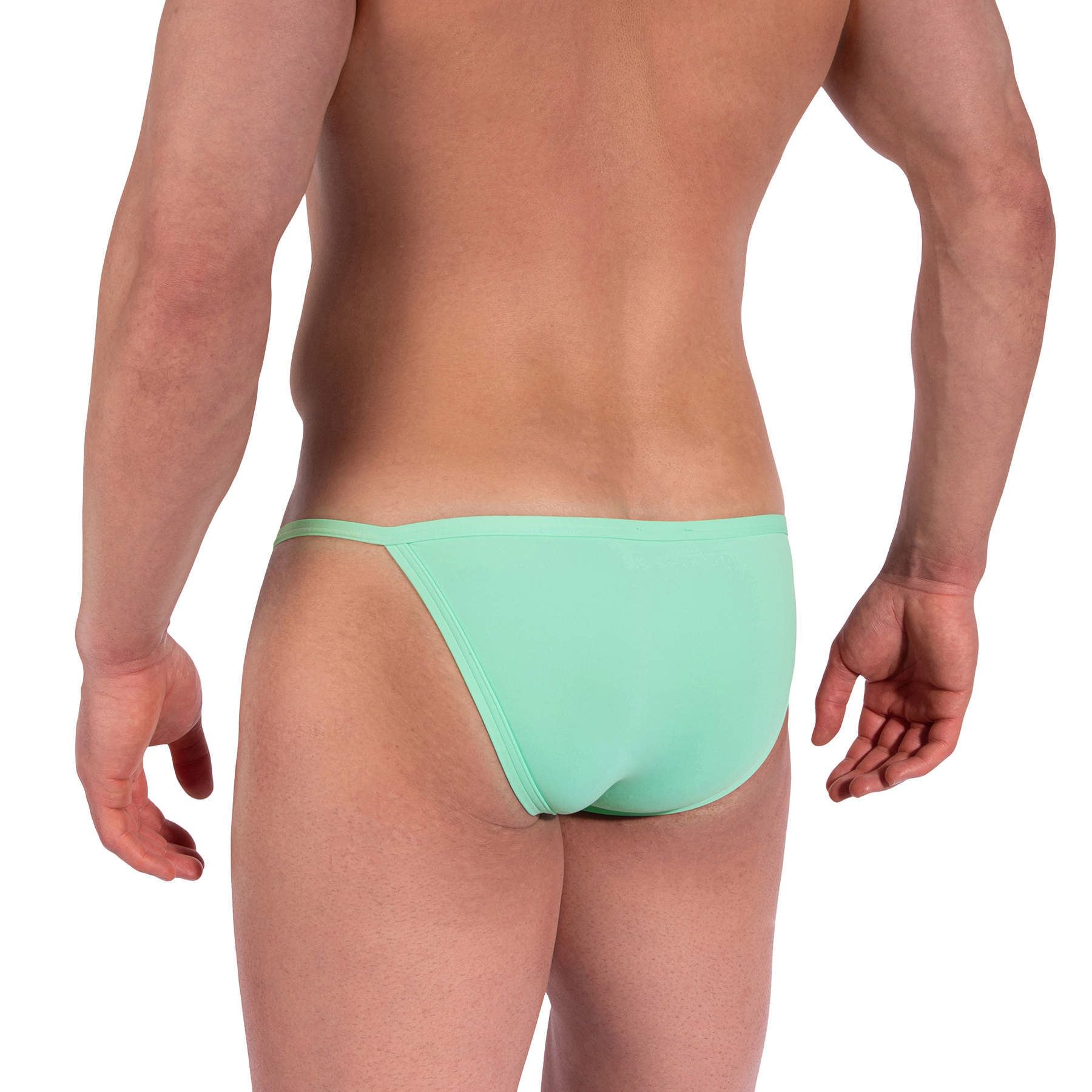 Manstore M800 Ultra Tanga mens underwear slips tiny plain pouch open sides - Picture 4 of 6
