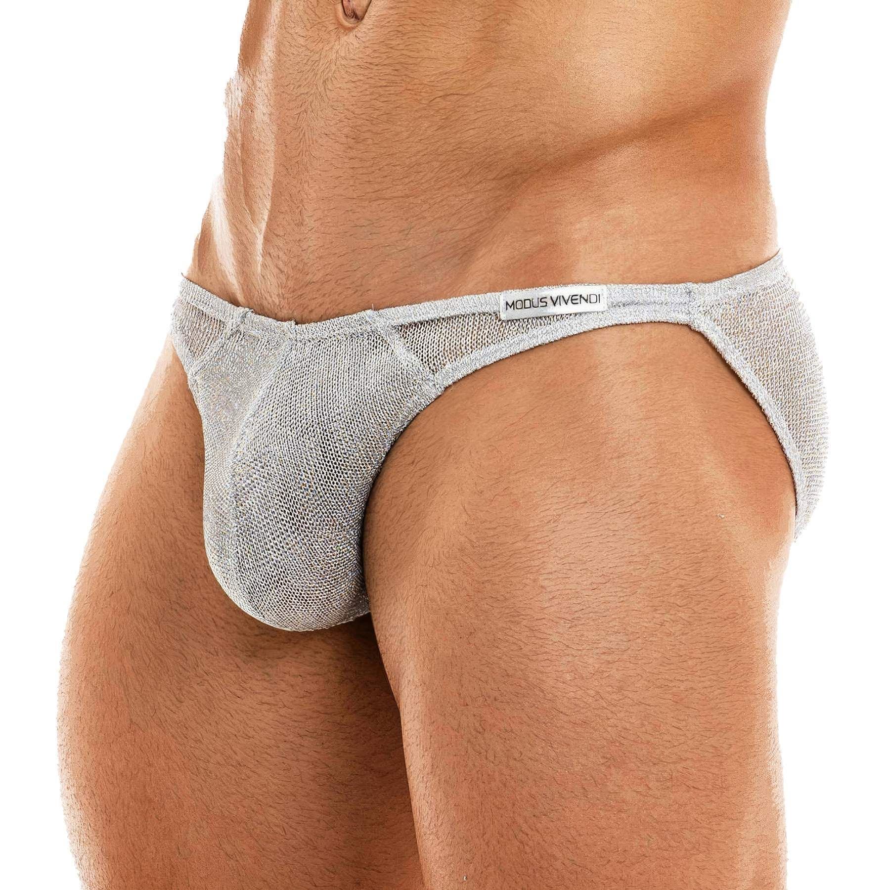Modus Vivendi Armor Low Cut Brief Glittering Men's Underwear - Picture 6 of 16
