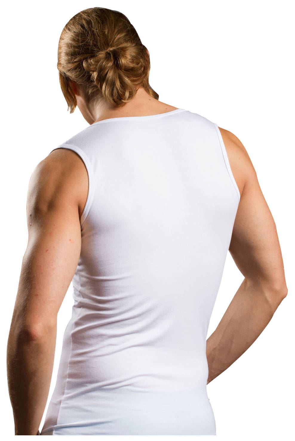 Doreanse Underwear Men's 2015 Cotton Modal Deep Neck Athletic Shirt - Picture 8 of 9