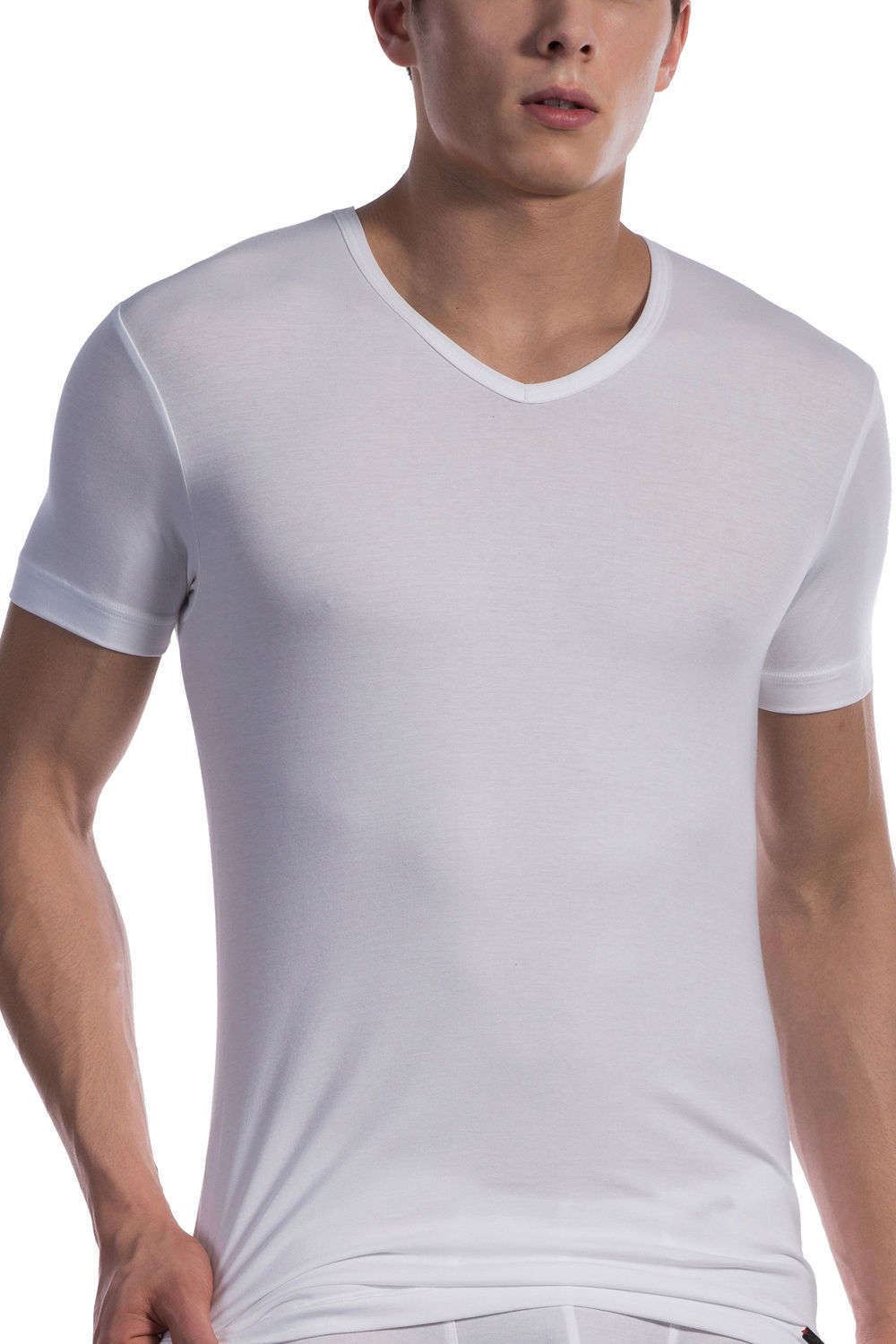 Olaf Benz RED 1601 V-Neck Regular T-Shirt Designer Fashion Top Lightweight - Picture 6 of 14