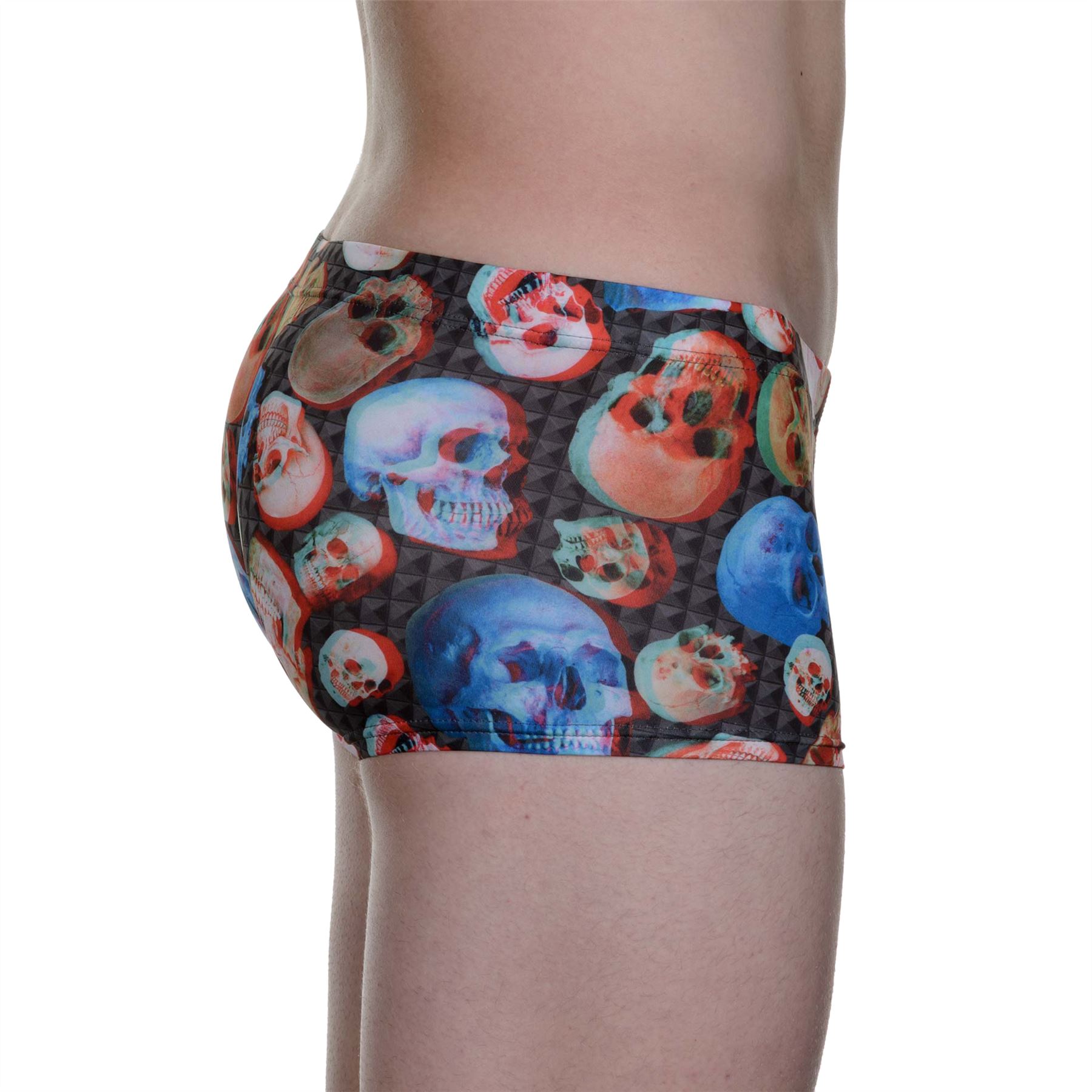 Bruno Banani Men/'s Halloween 3-D Skull Effect Hip Short Underwear Trunk Hipster
