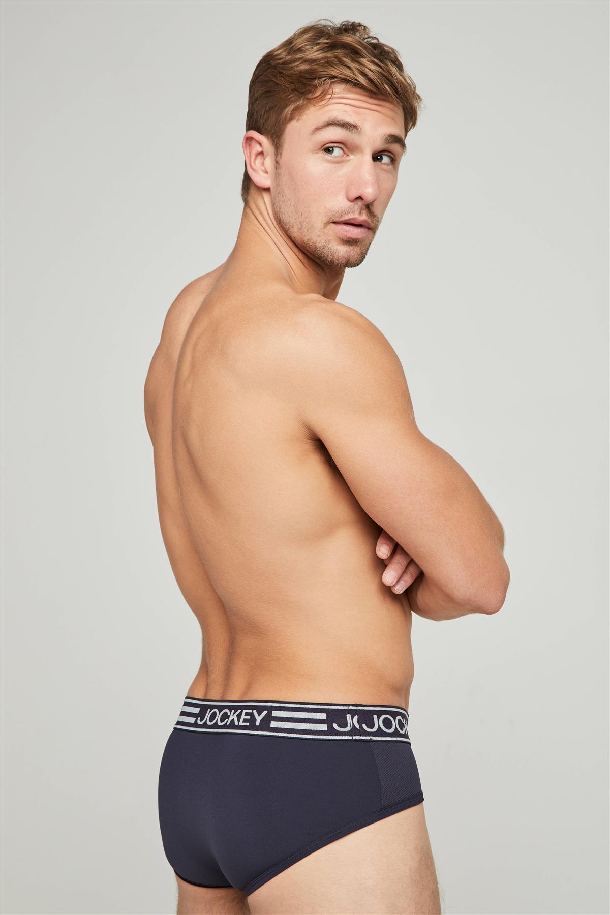 2 Pack Mens JOCKEY Active Sport Brief Slip Underwear ...