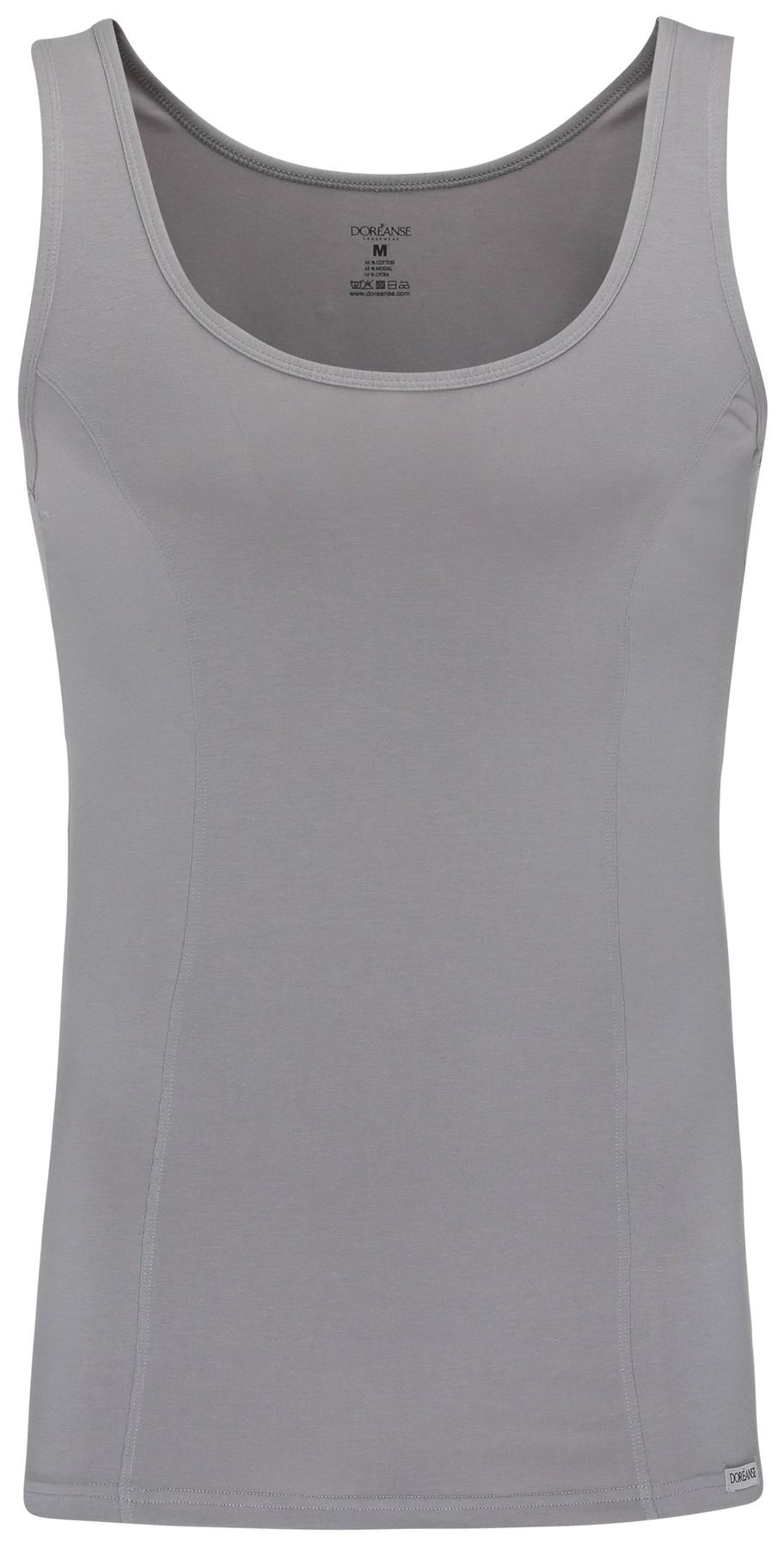 Doreanse Underwear Men's Deep Neck Athletic Shirt 2255 Cotton Modal - Picture 2 of 9