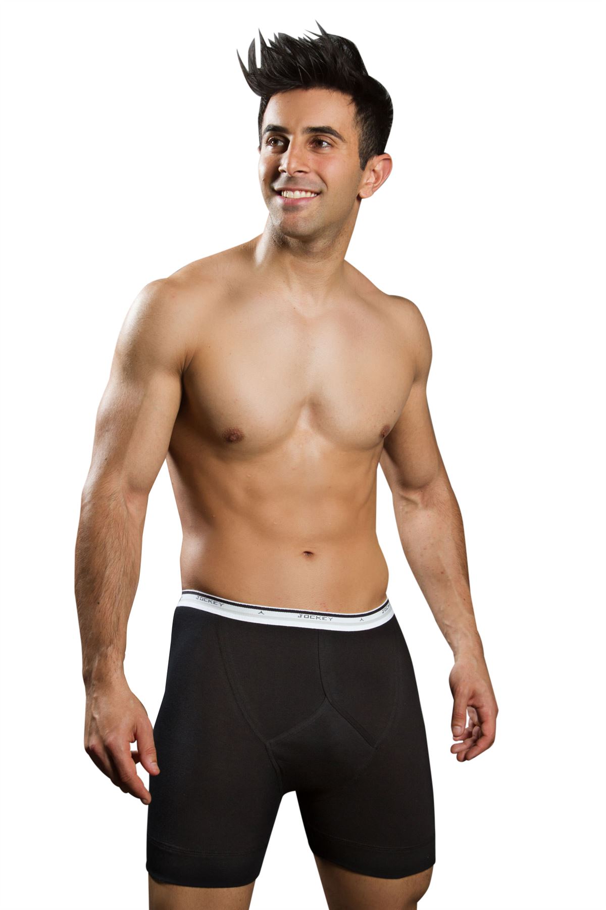 Jockey Spurt 100 Cotton YFront Midway Boxer Brief Trunk Men's