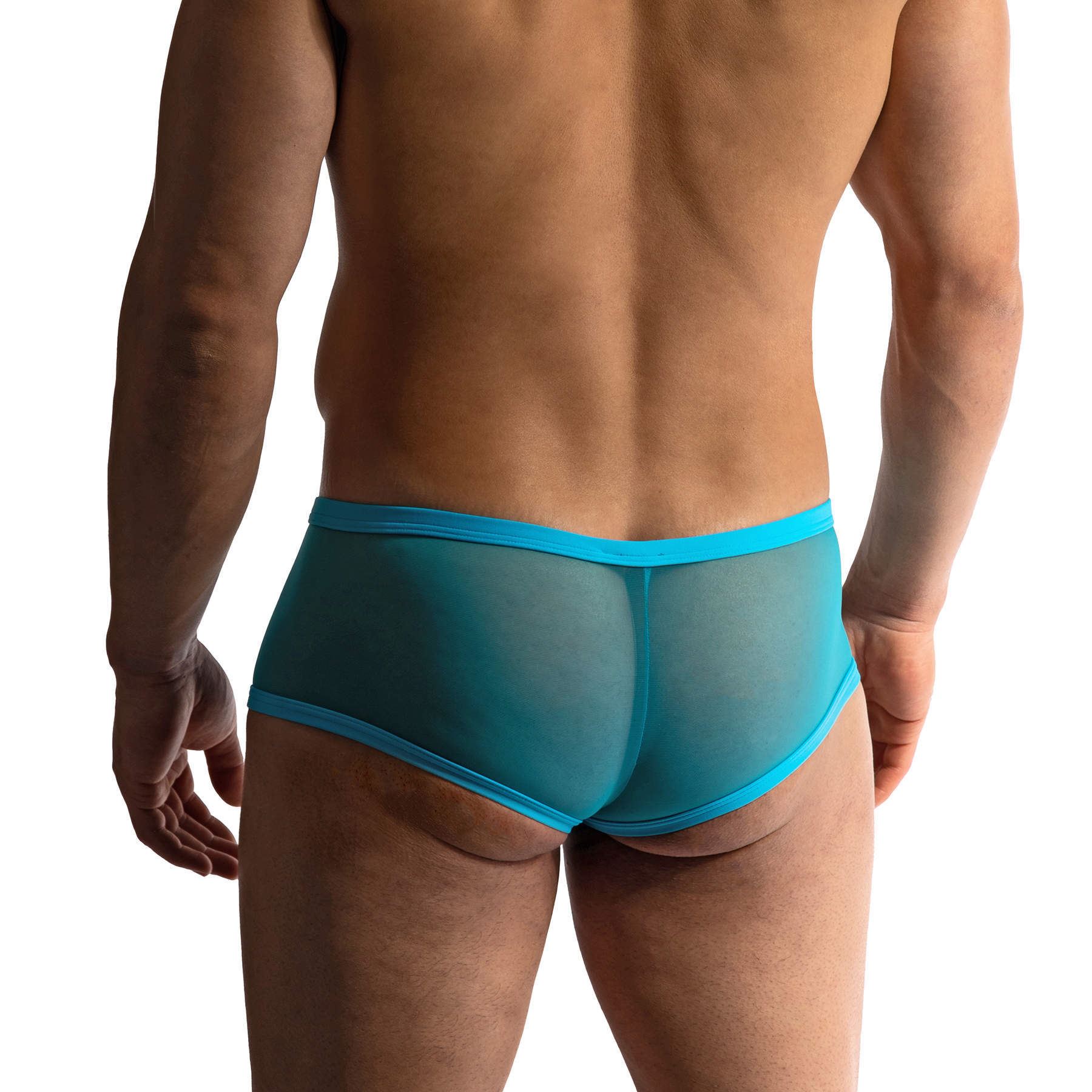 Manstore M2416 Tarzan Hot Pants men underwear hipster transparent mesh cup pouch - Picture 13 of 16