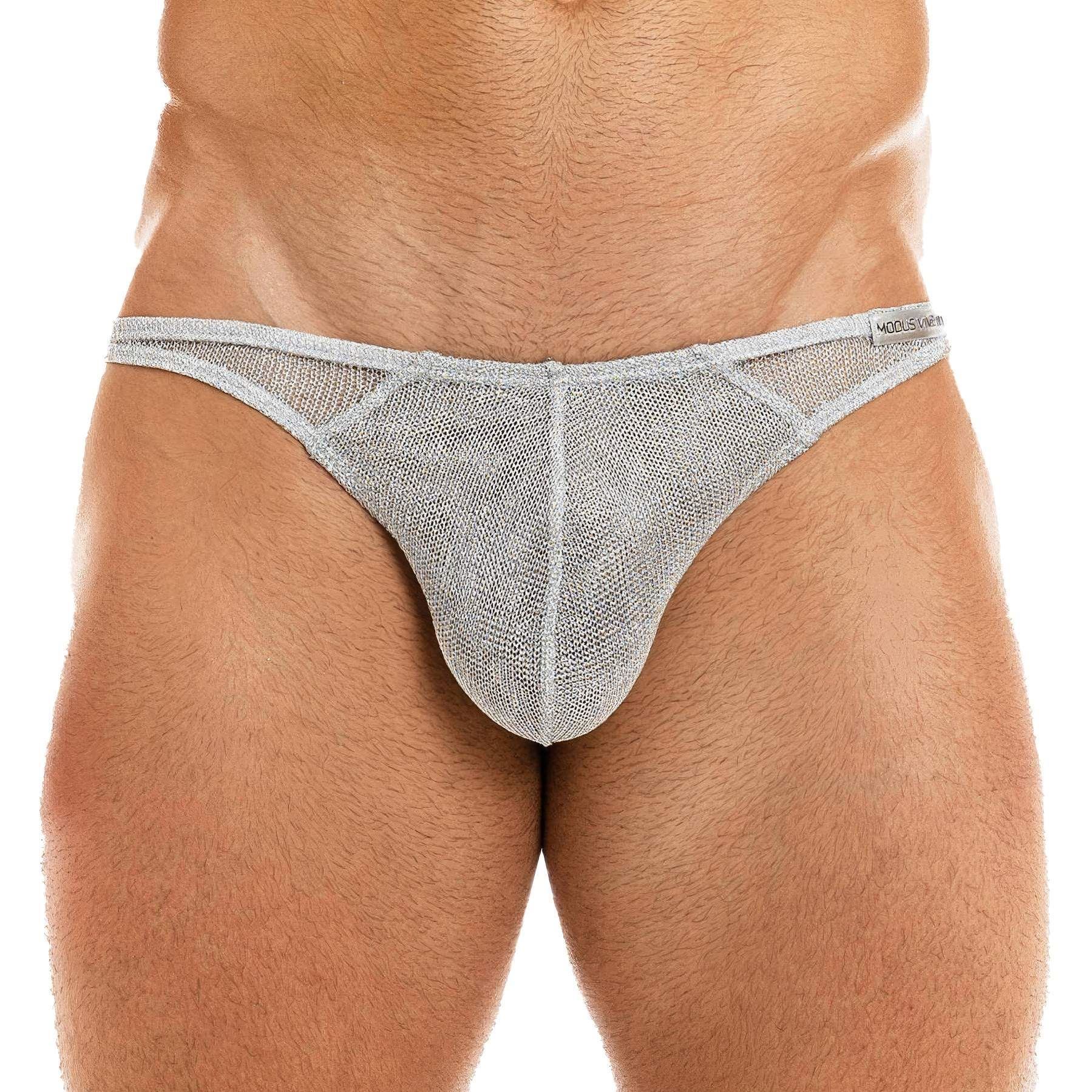 Modus Vivendi Armor Low Cut Brief Glittering Men's Underwear - Picture 5 of 16