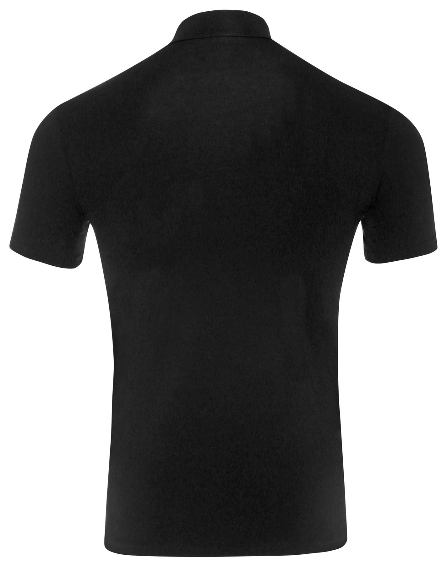 Doreanse Underwear Men's 2730 Cotton Modal Round Neck T-Shirt Black White - Picture 5 of 9