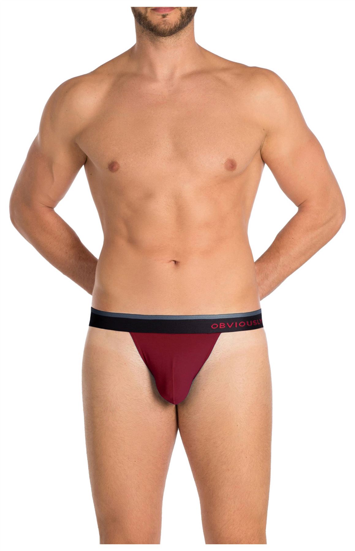 Obviously PrimeMan AnatoMAX Thong men's underwear string enhancing male slip
