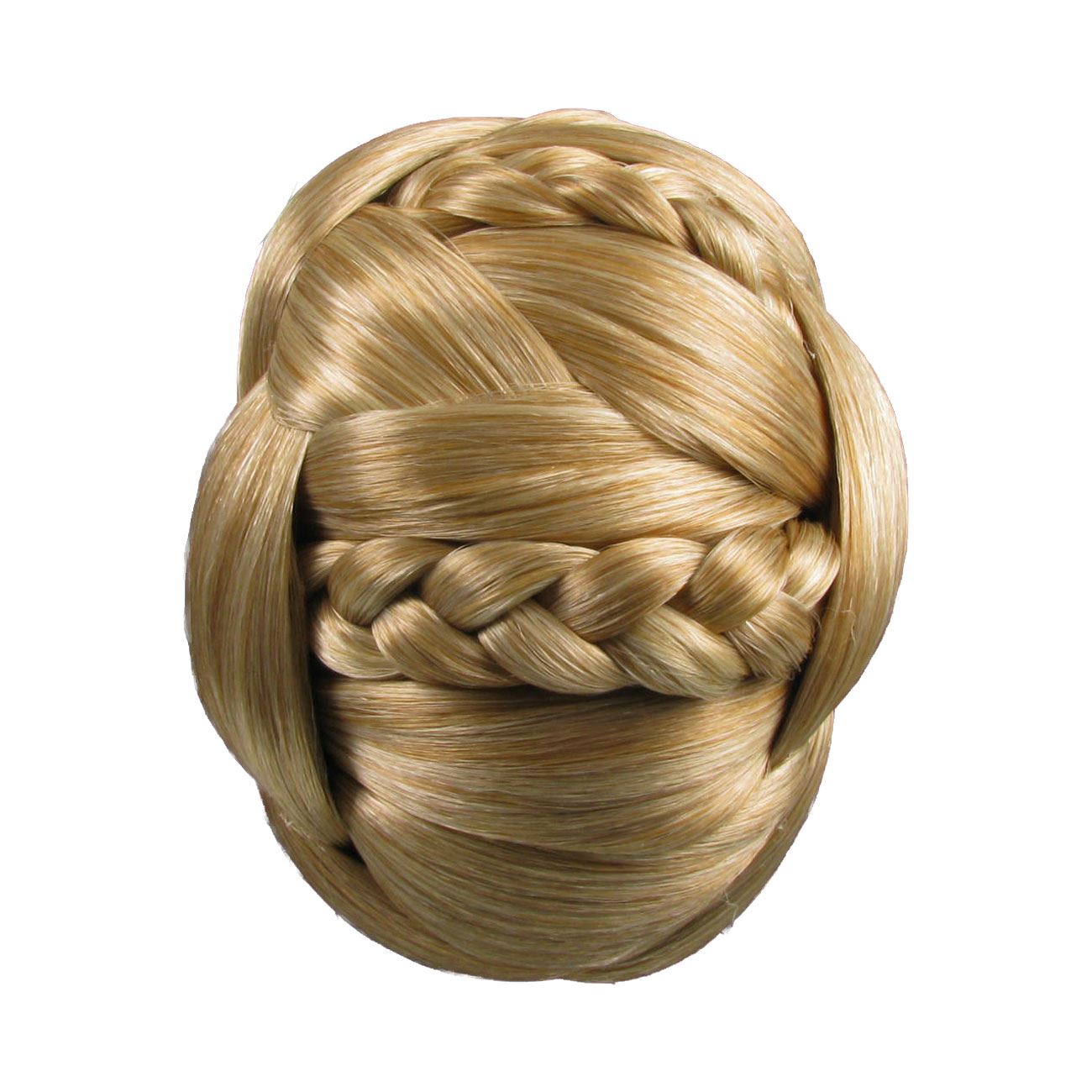 Chignon Hair Bun Jessica Simpson Clip In Synthetic Braided Ginger