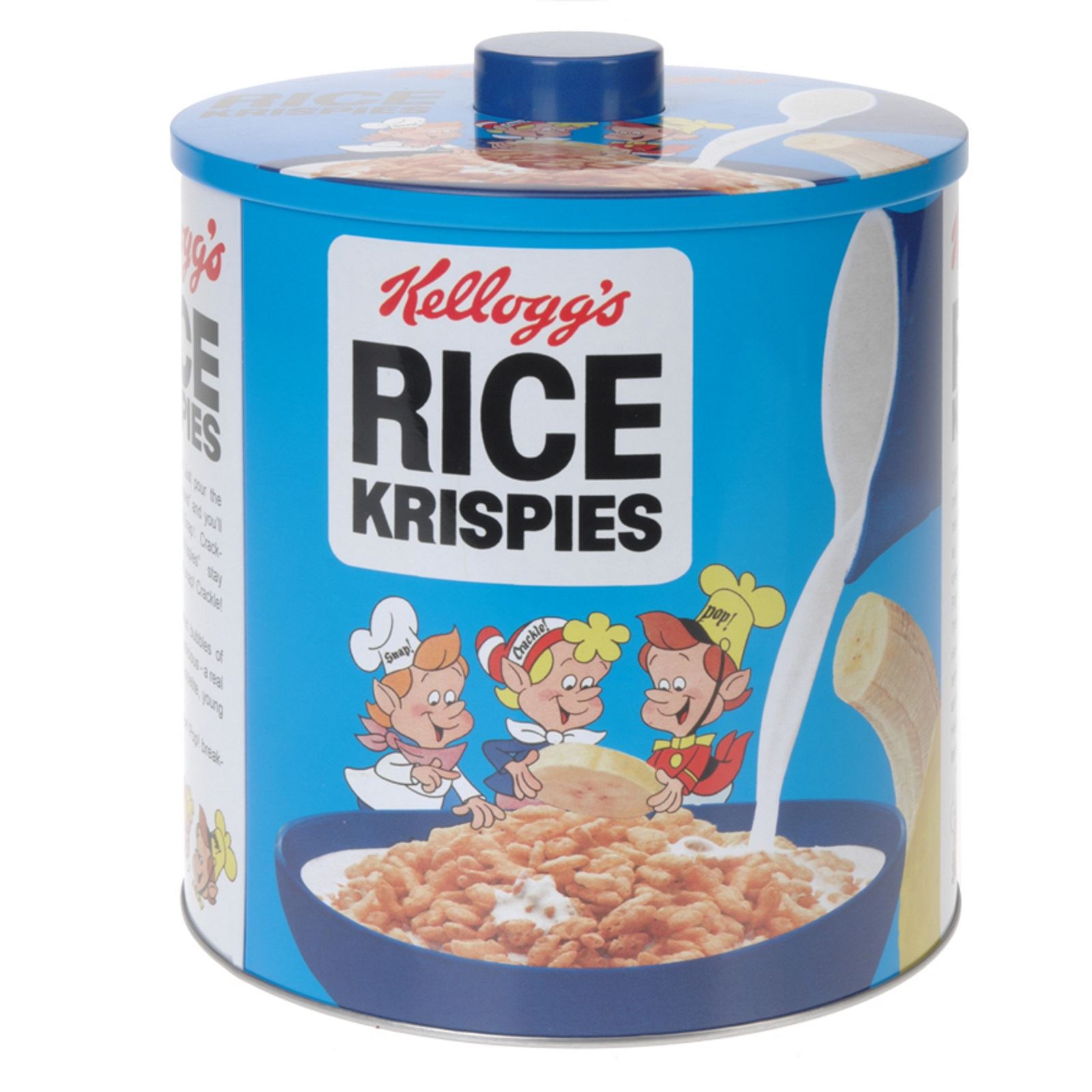 Kitchen Storage Tin Retro Cereal Box Tea Coffee Sugar Jar Kelloggs