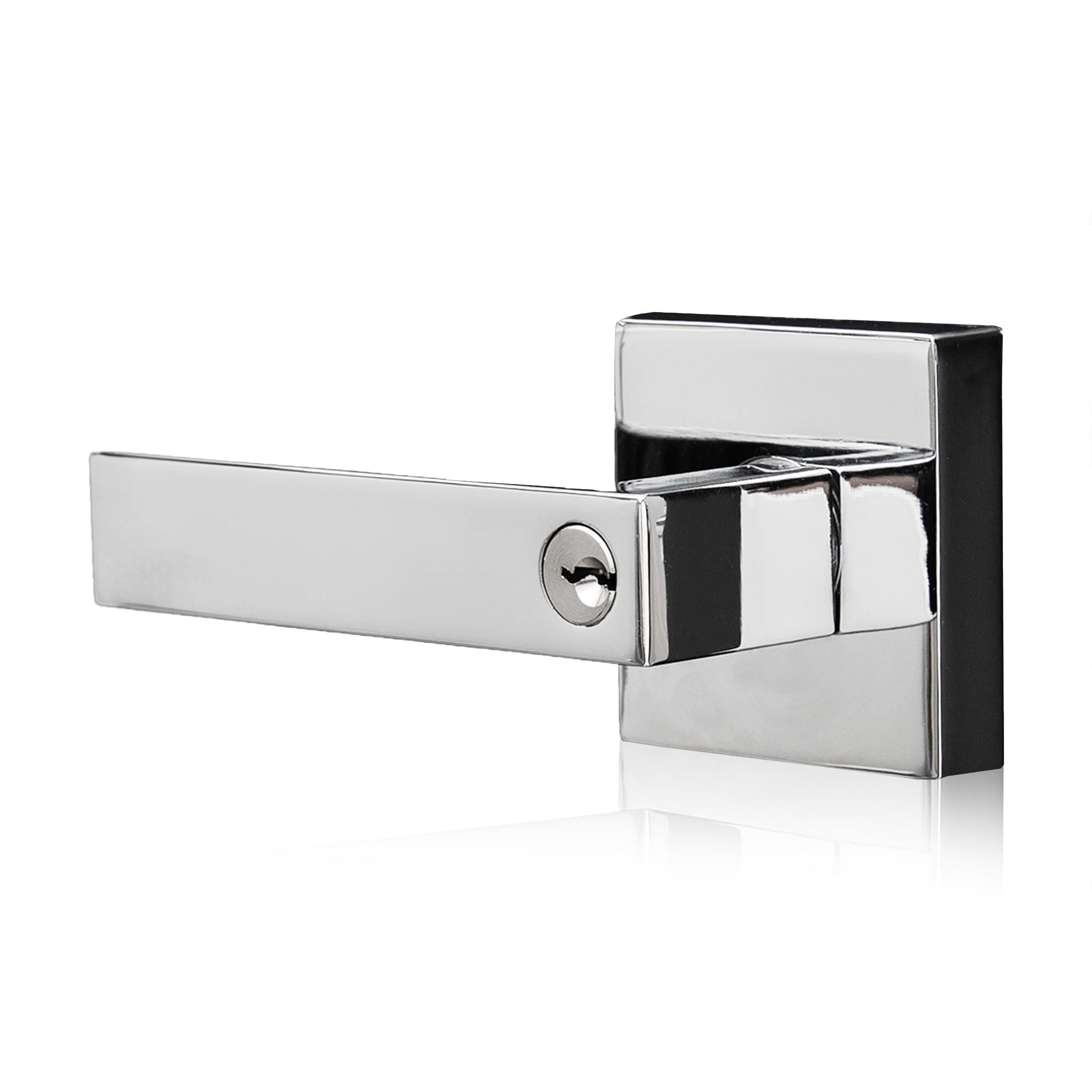 XFORT Quad Entrance Door Handle Set, Handle with Lock for Wooden Doors, Pair - Picture 20 of 35