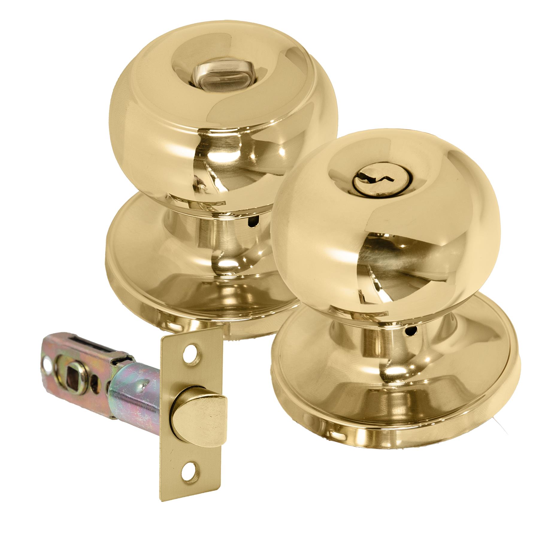 XFORT Bello Entrance Knob Set, Door Knob with Lock for Wooden Doors - Picture 11 of 19