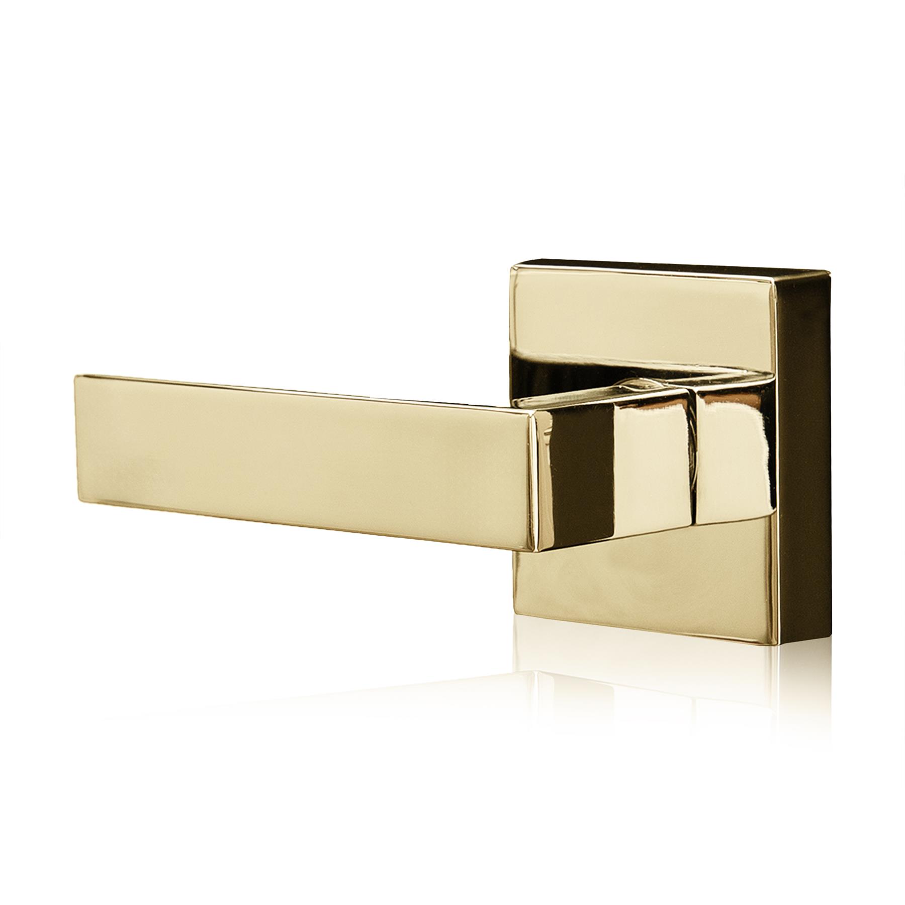 XFORT Quad Passage Handle Set, Sqaure Door Handle for Internal Wooden Door, Pair - Picture 9 of 23
