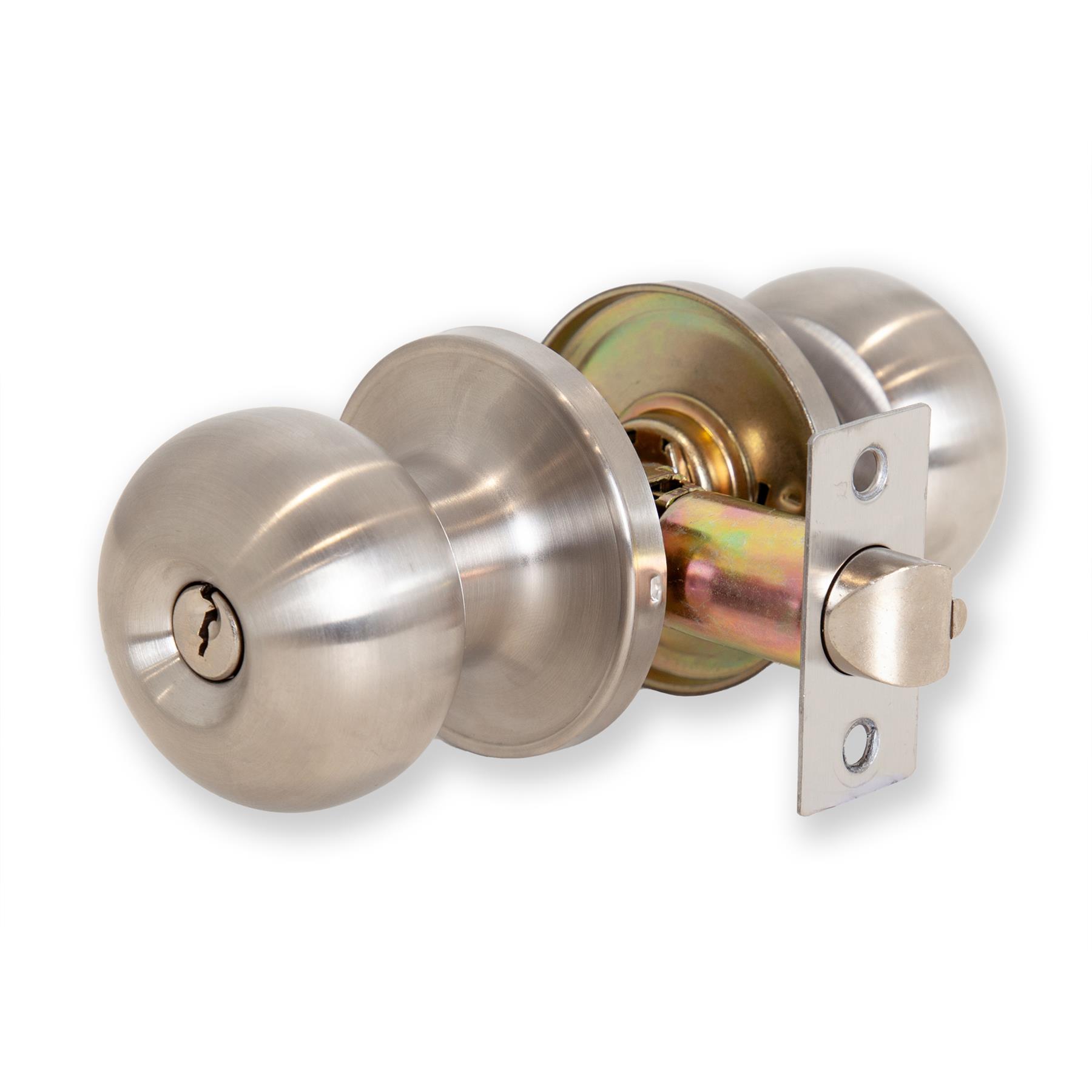 XFORT Bello Entrance Knob Set, Door Knob with Lock for Wooden Doors - Picture 16 of 19