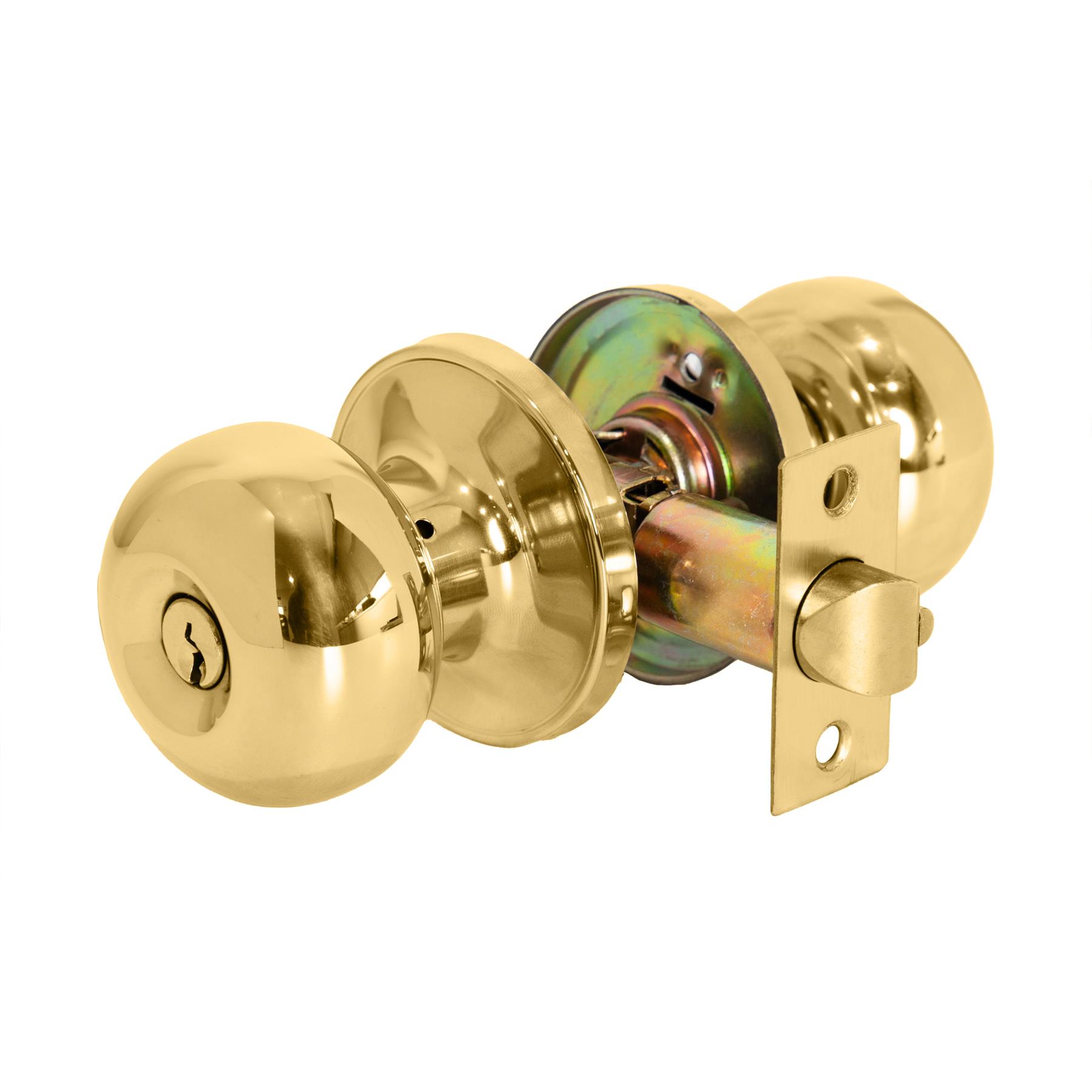 XFORT Bello Entrance Knob Set, Door Knob with Lock for Wooden Doors - Picture 8 of 19