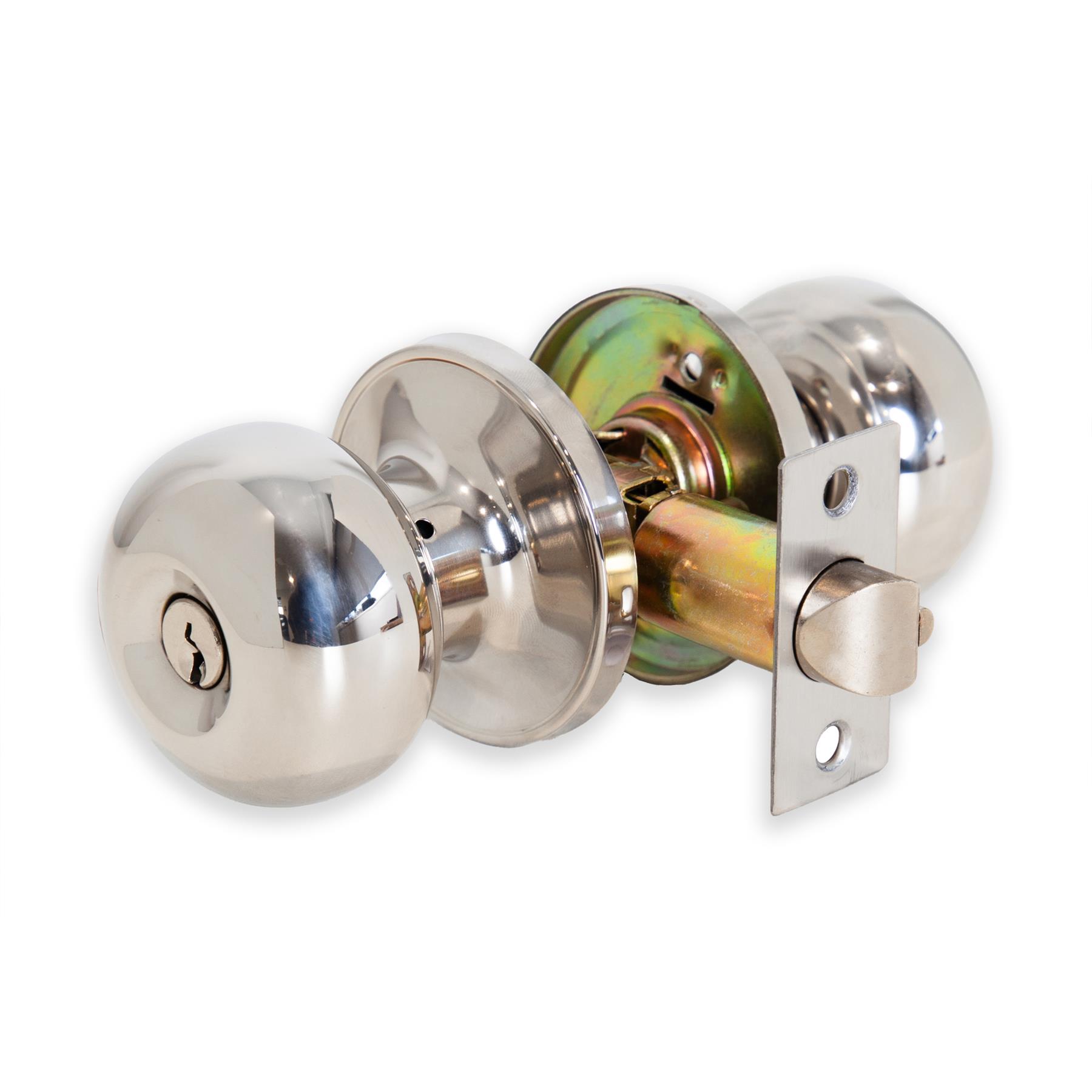 XFORT Bello Entrance Knob Set, Door Knob with Lock for Wooden Doors - Picture 12 of 19