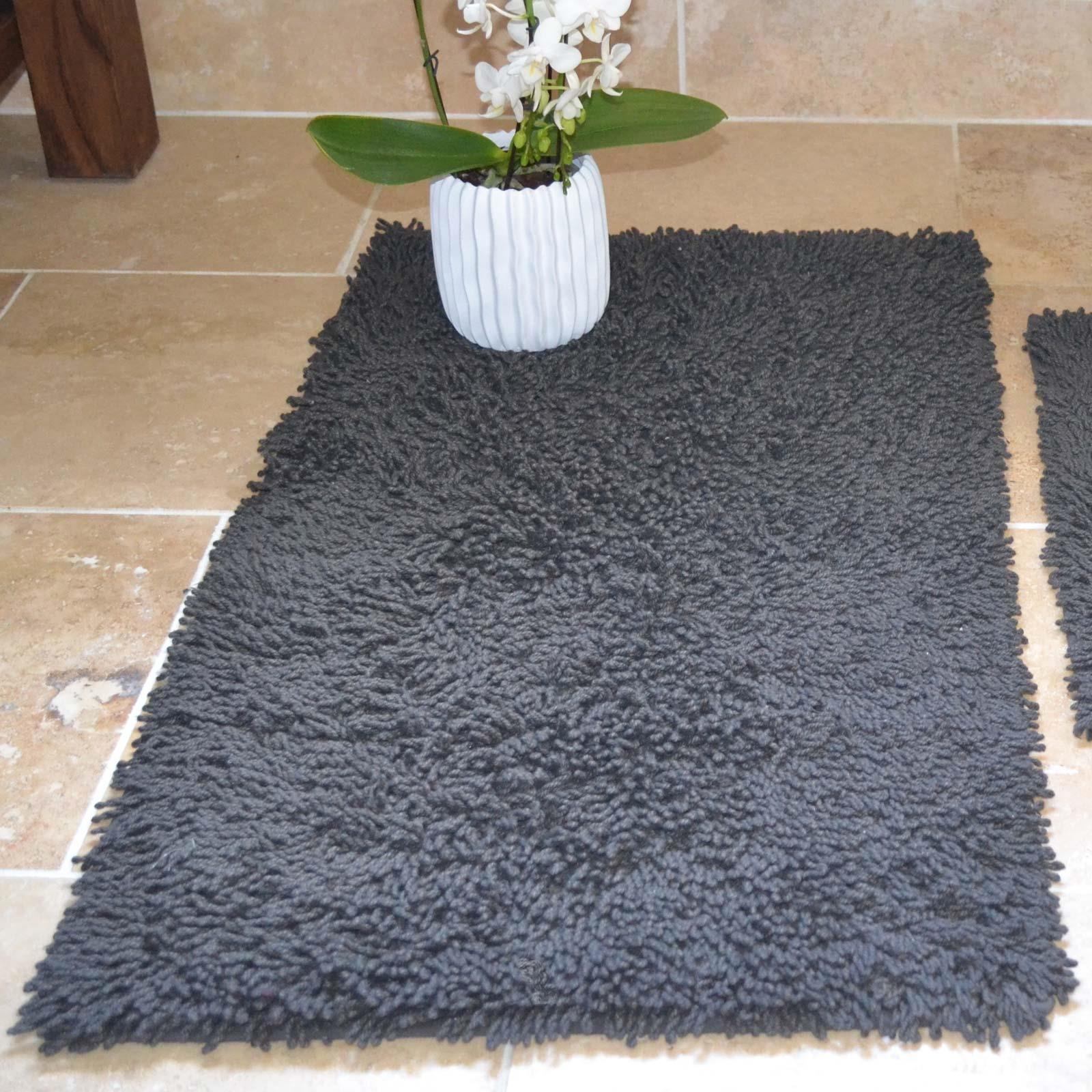 2 Piece Bath Mat Pedestal Set Tumble Twist 100 Cotton Bath Toilet