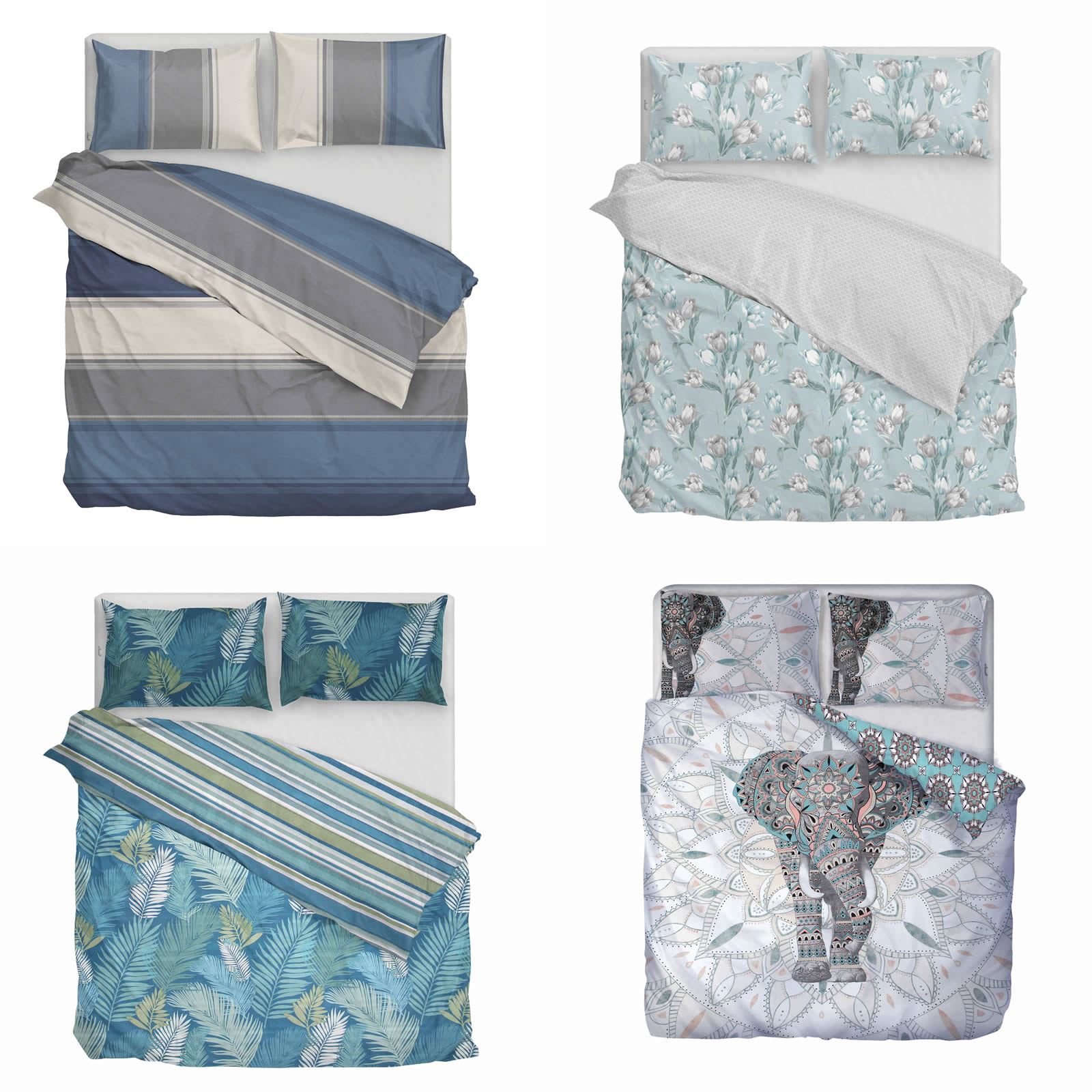 Teal Duvet Cover Navy Blue Quilt Covers Bedding Set Single Double King