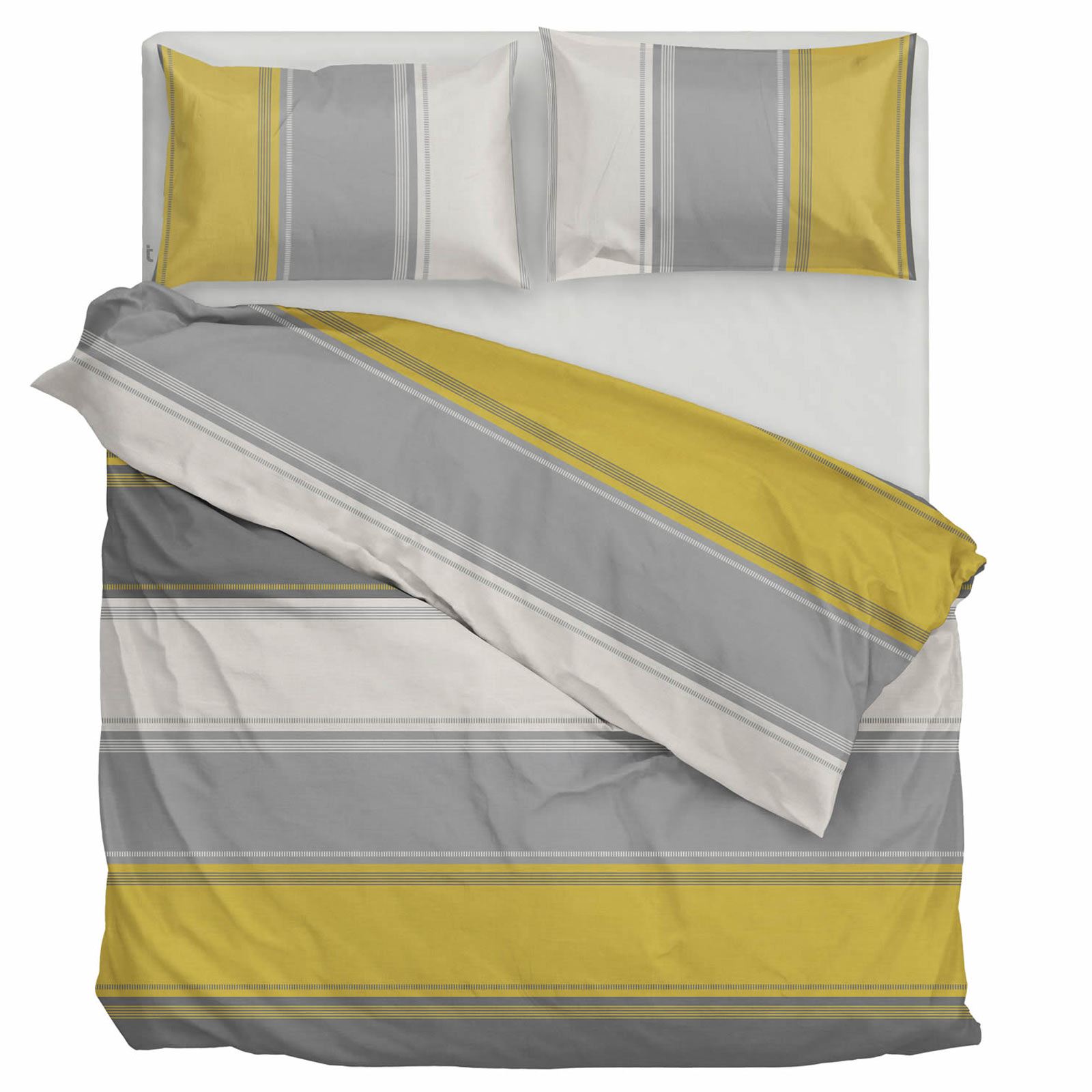 Ochre Duvet Cover Yellow Mustard Printed Quilt Set Bedding Covers Sets eBay