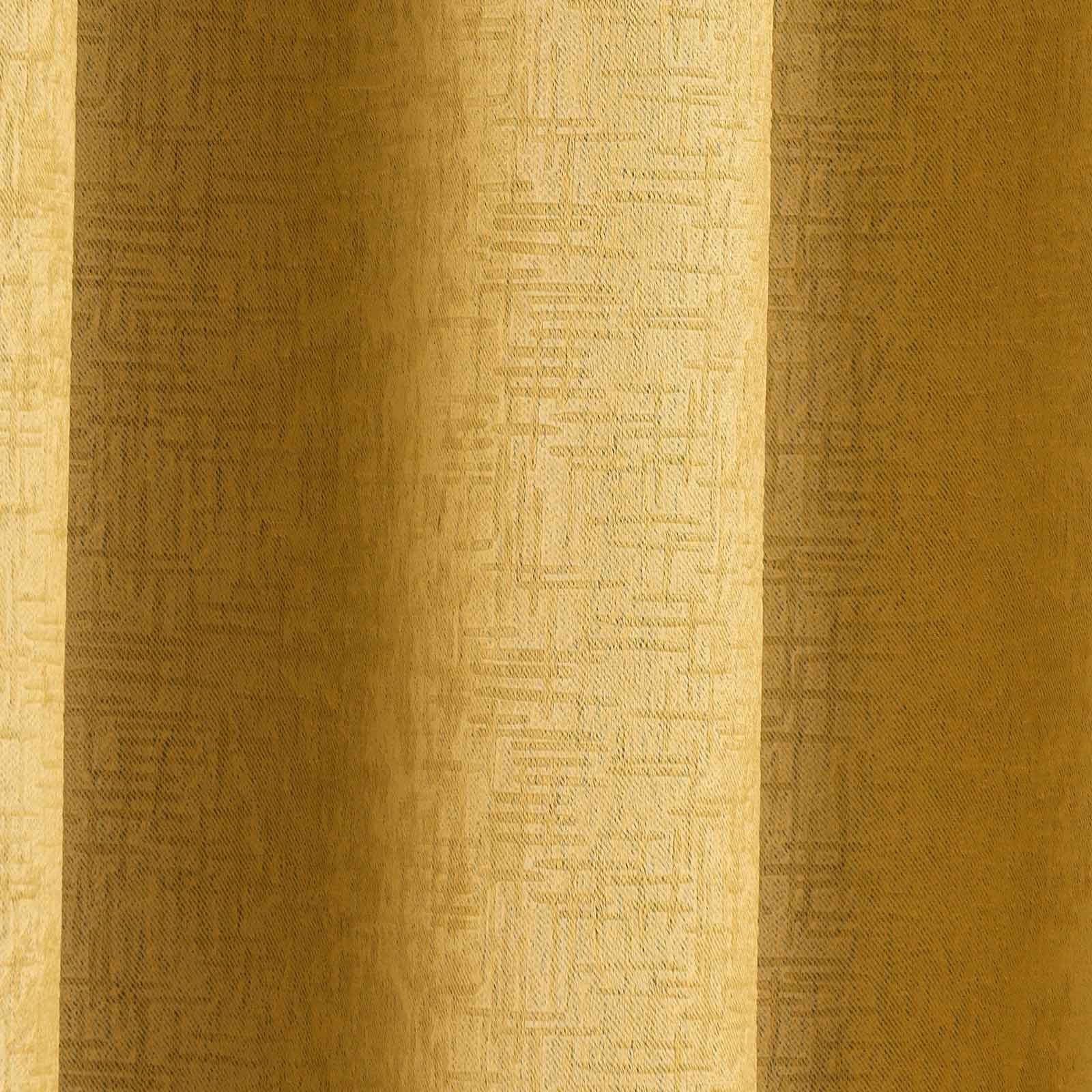 Mustard Eyelet Curtain Pairs Yellow Ochre Ring Top Lined Ready Made