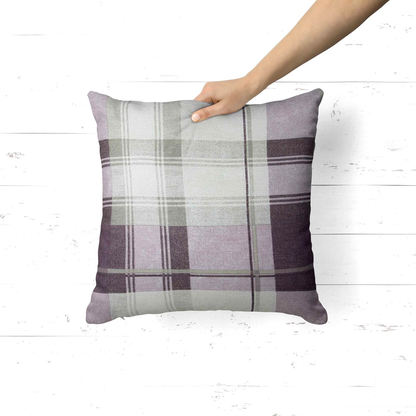 Balmoral Check Cushion Cover Luxury Cotton Tartan Cushion Covers 17" x