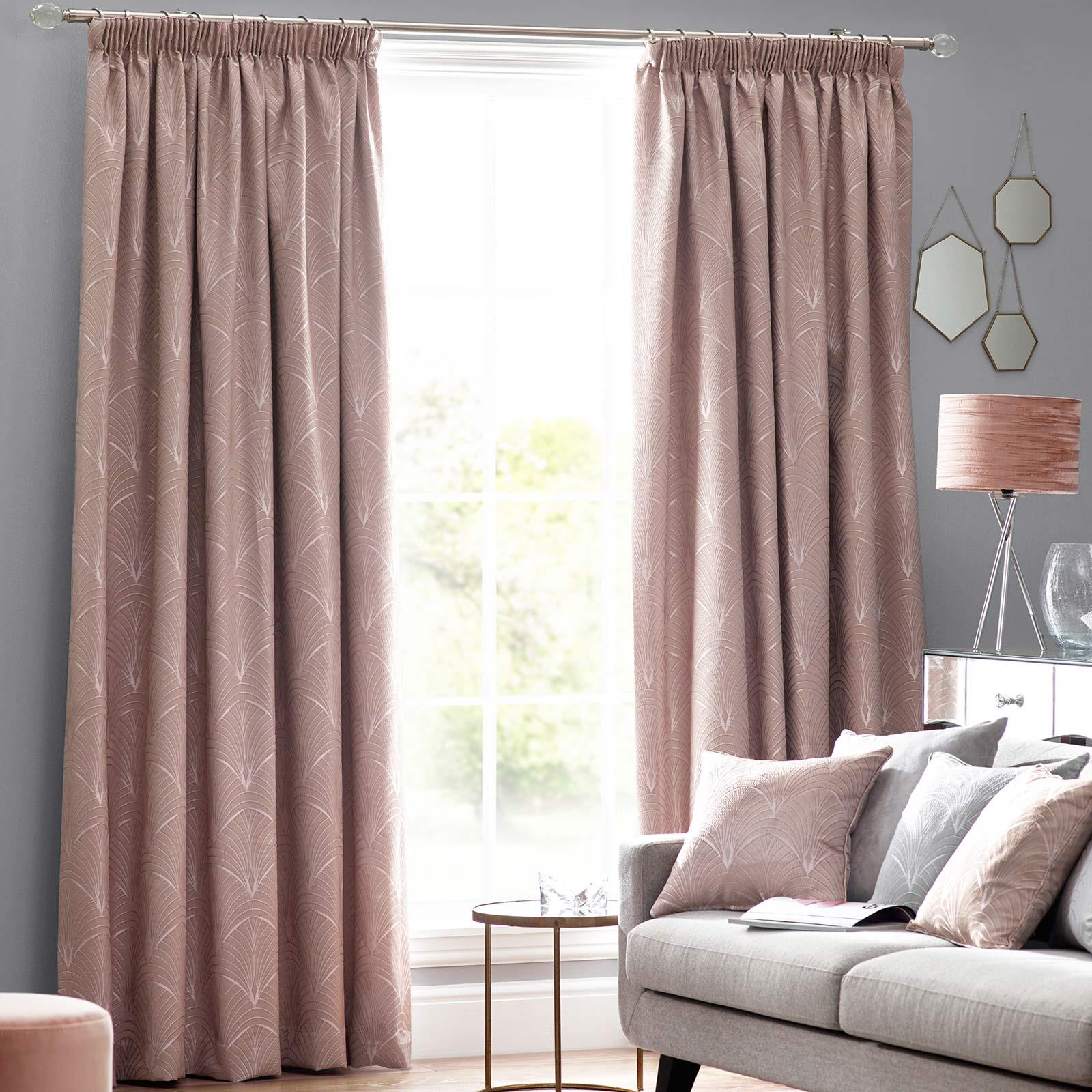 Pink Glitter Curtains Pencil Pleat ipanemabeerbar