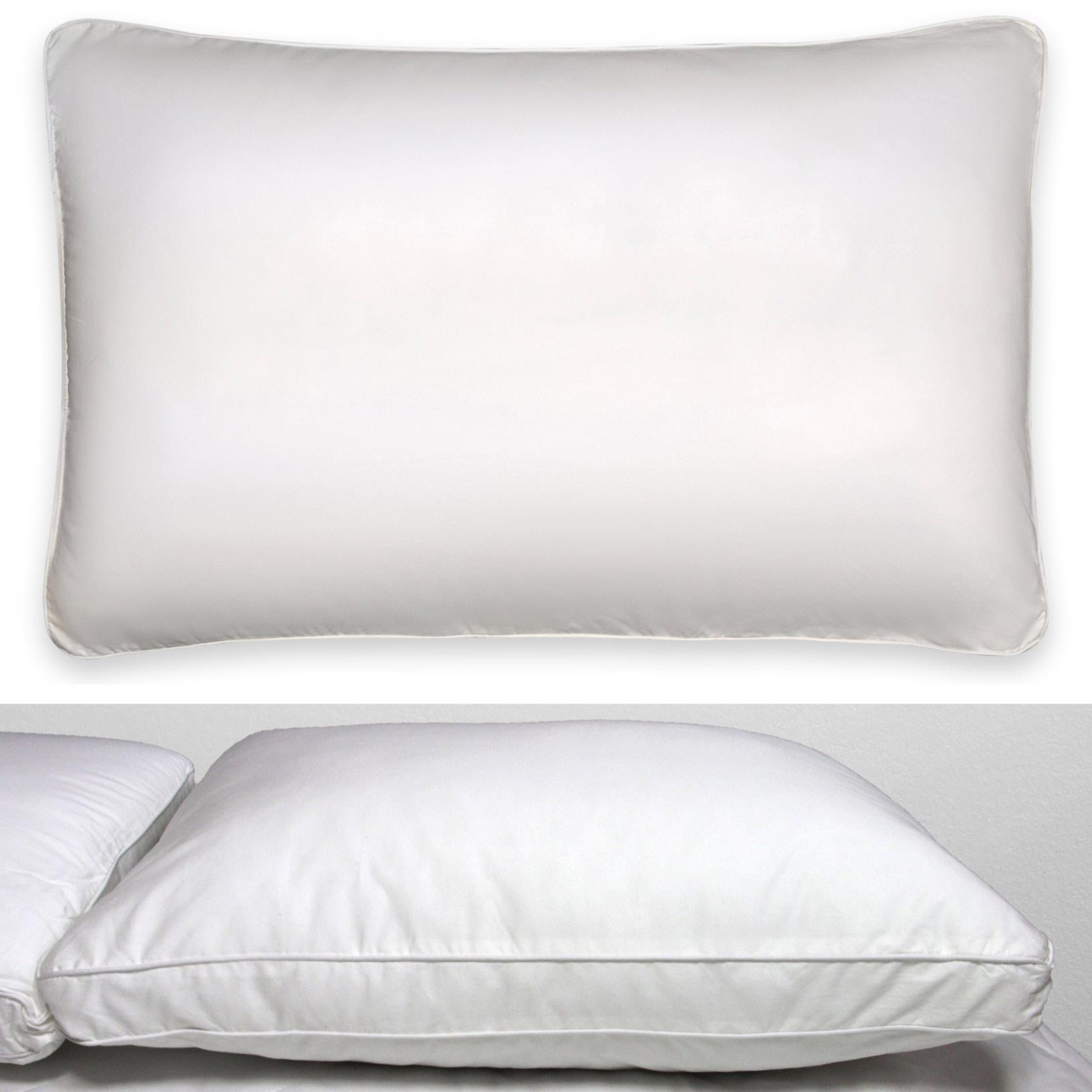 Side Sleeper Pillow Luxury Firm Head Neck Support Deep Side Cotton