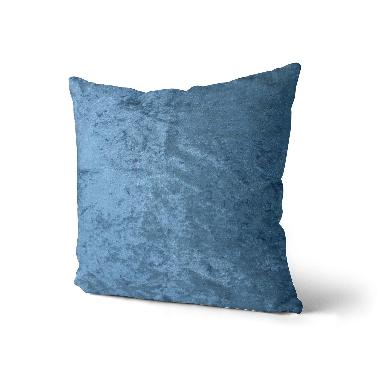 Crushed Velvet Cushion Covers Glam Plain Cushion Cover 18" x 18" 45cm x