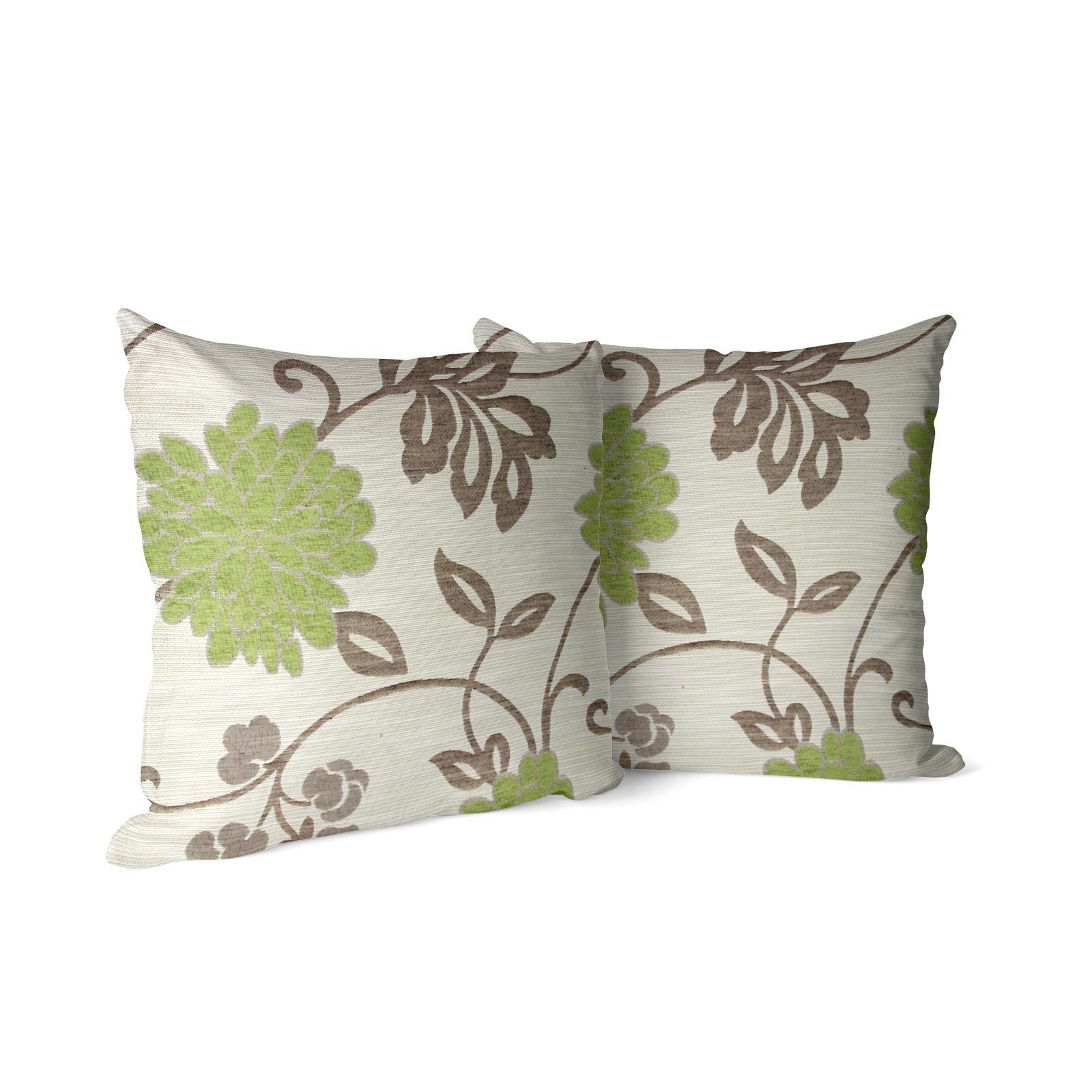 Lot de 2 Orla Floral Housses de Coussin Réversible Fleur Couvre Paire 18/" X 18/"