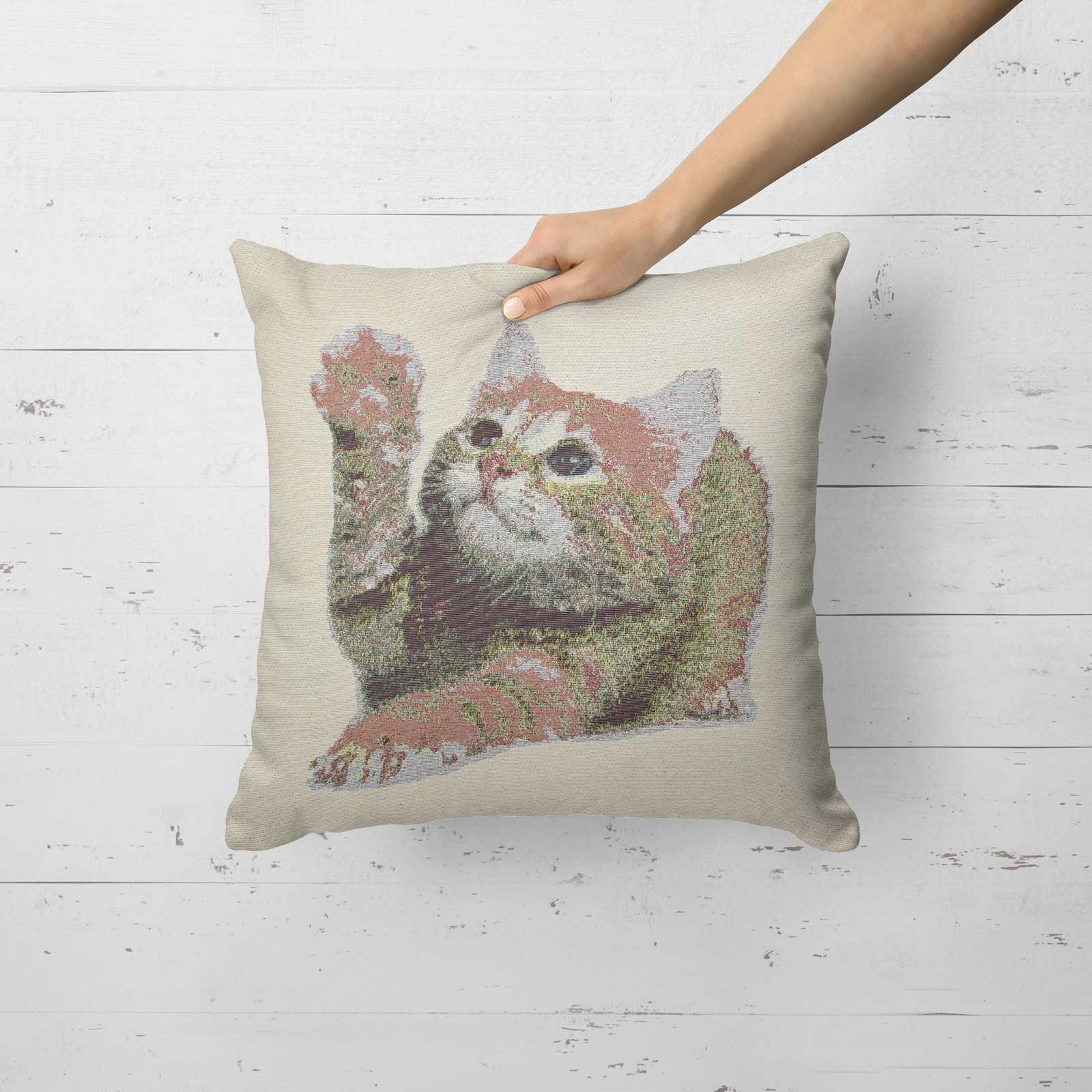 Cats & Dogs Cushion Covers Tapestry Cute Vintage 18" 45cm Filled