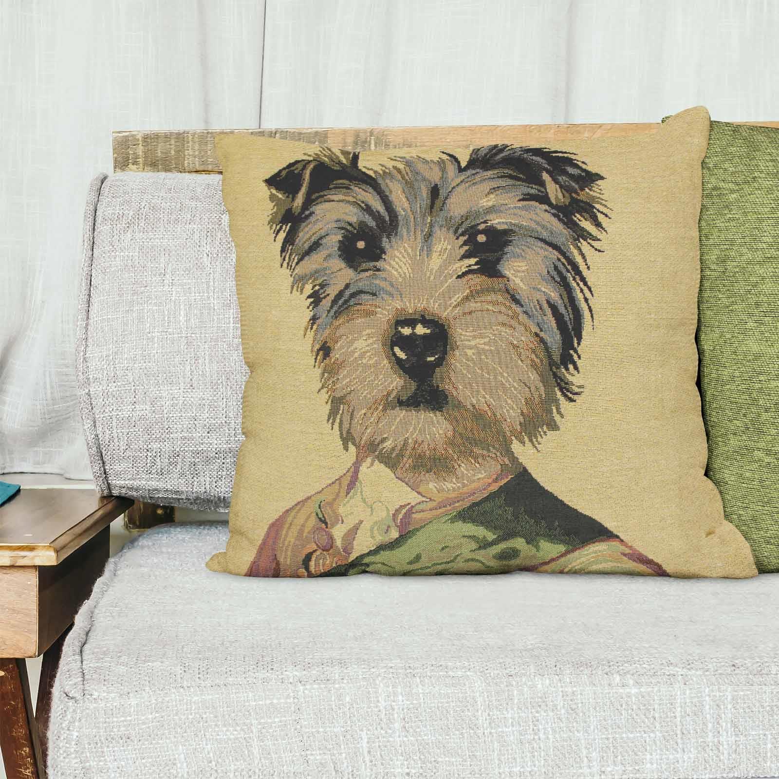 Cats & Dogs Cushion Covers Tapestry Cute Vintage 18" 45cm Filled