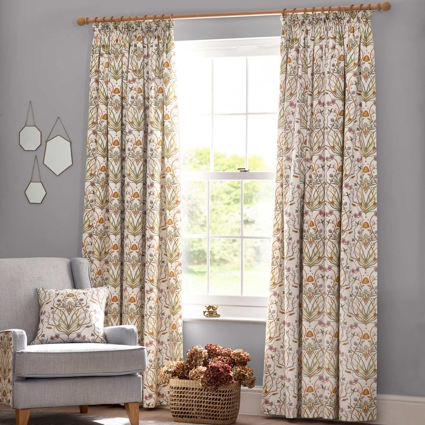 The Chateau Angel Strawbridge Cream Curtains Potagerie Tape Top