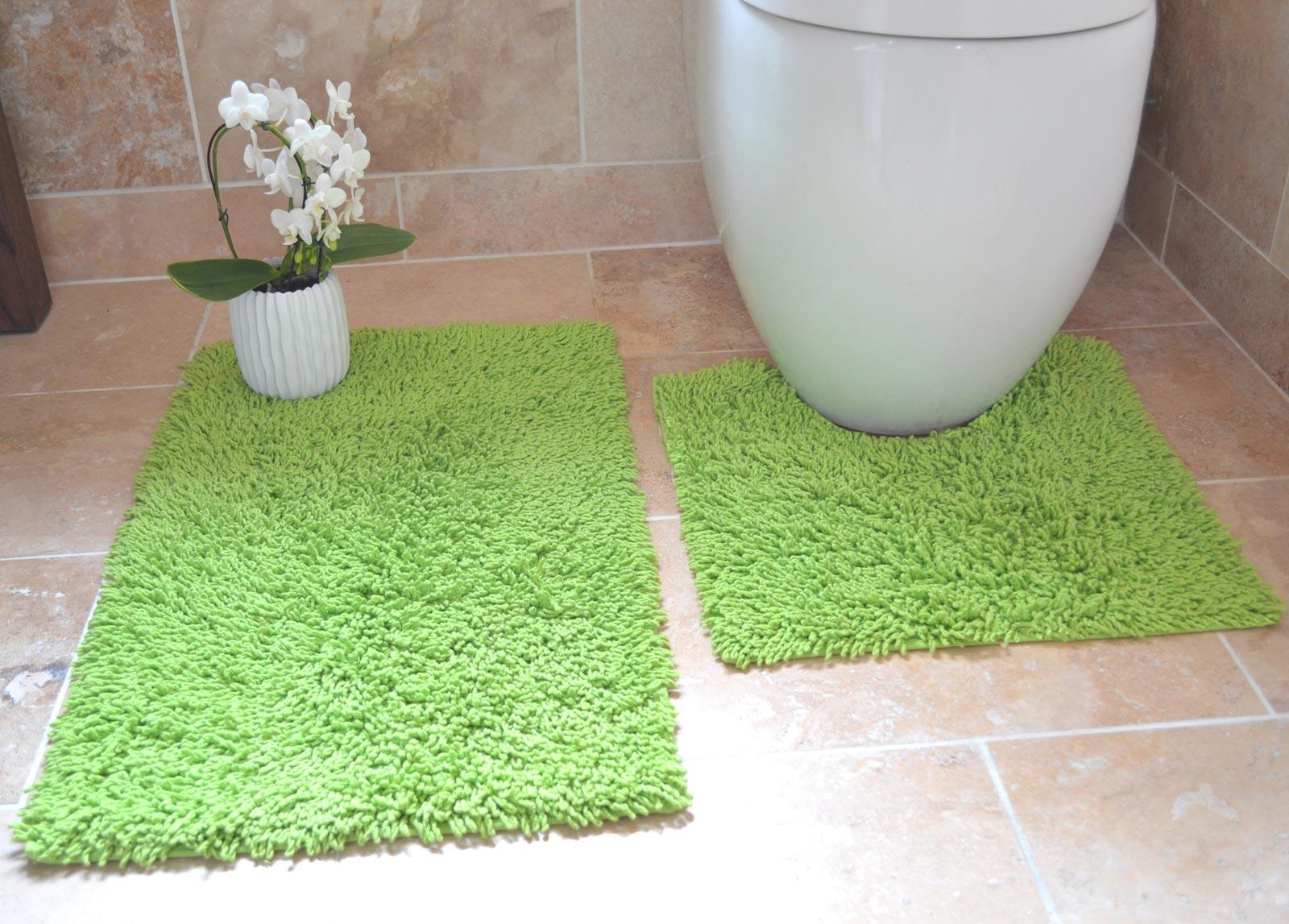 2 Piece Bath Mat Pedestal Set Tumble Twist 100 Cotton Bath Toilet