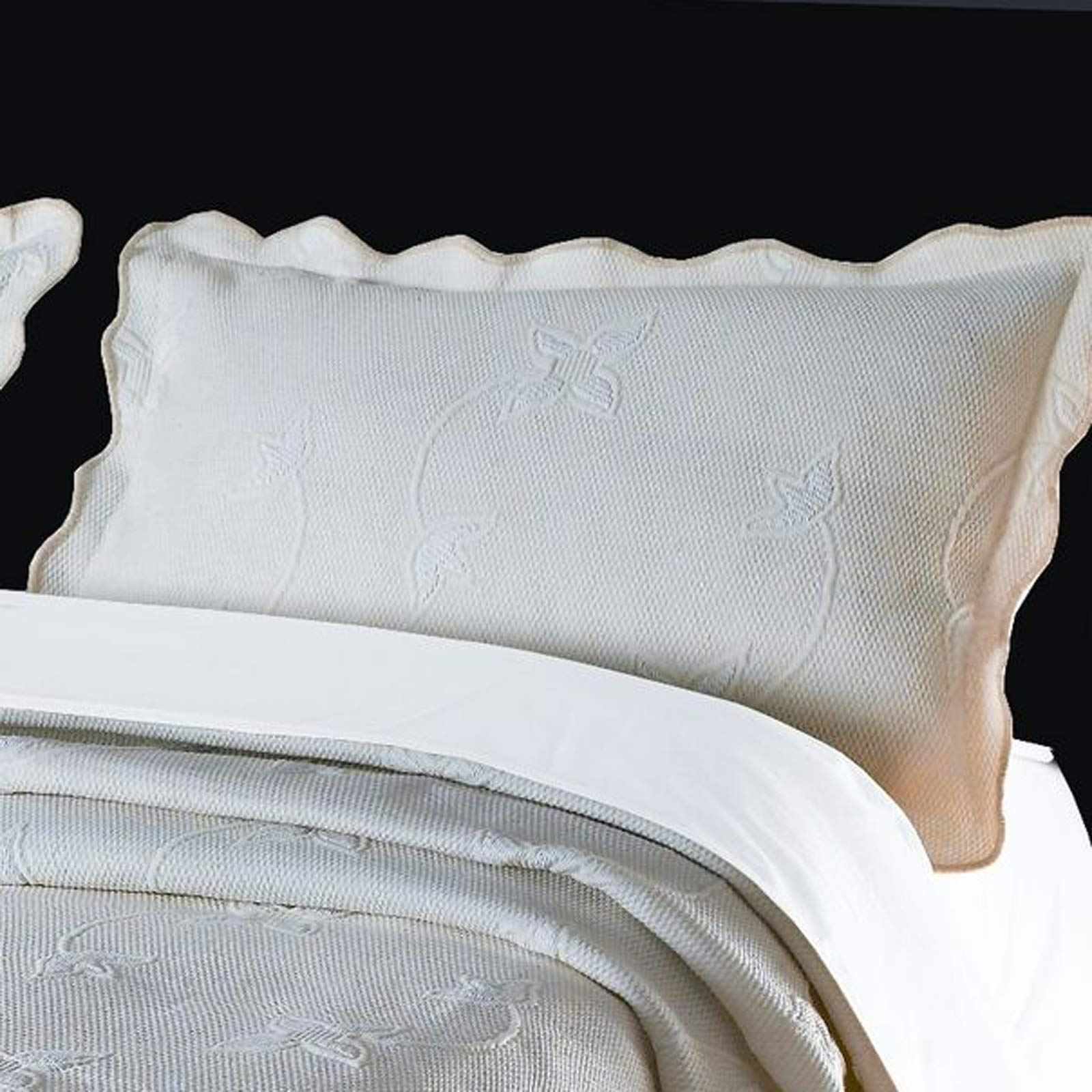 Floral Julia Bedspread Luxury Cotton Blend Bed Spread Throw Blanket