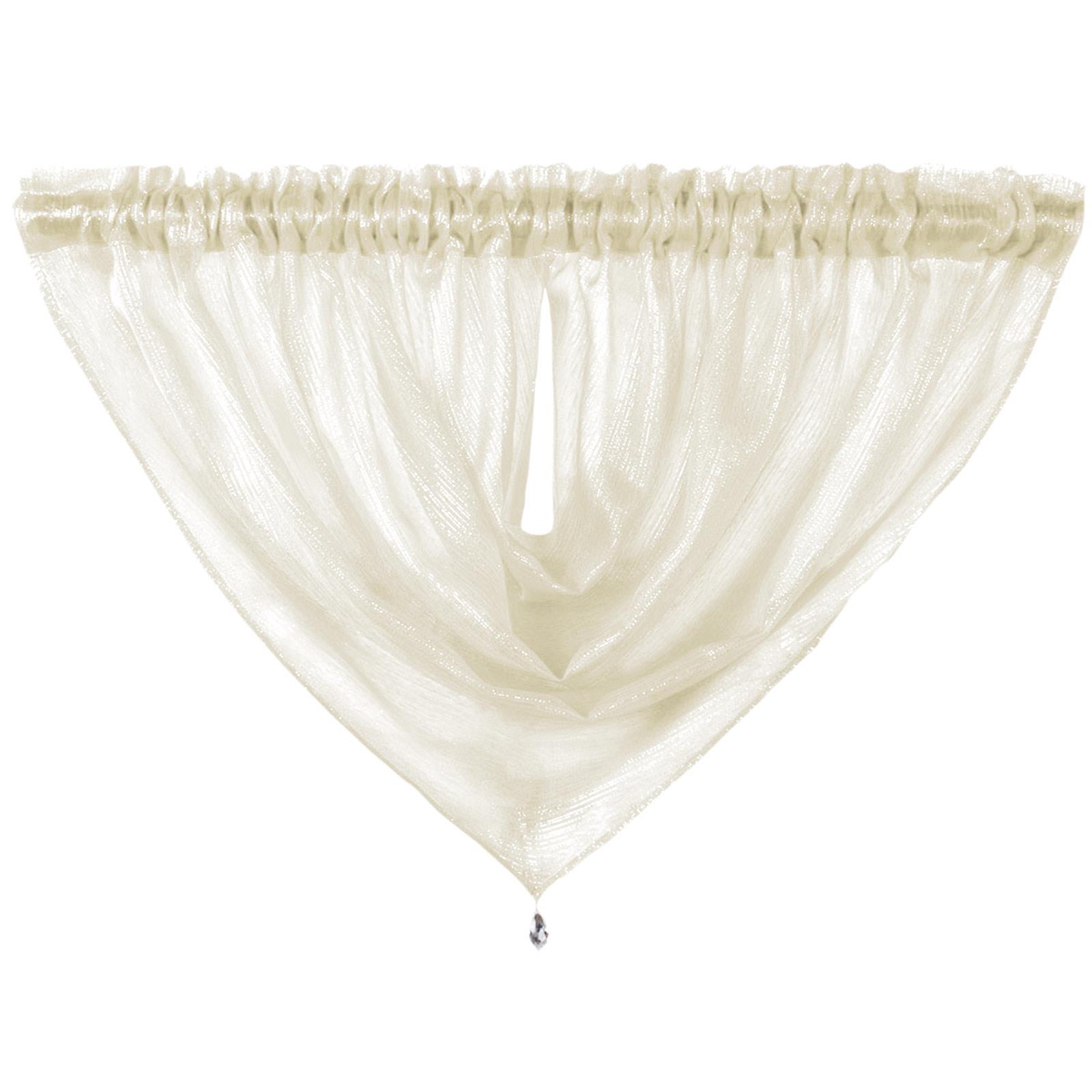 Mobel Wohnen Cream Shimmering Glitter Tassel Border On Cream