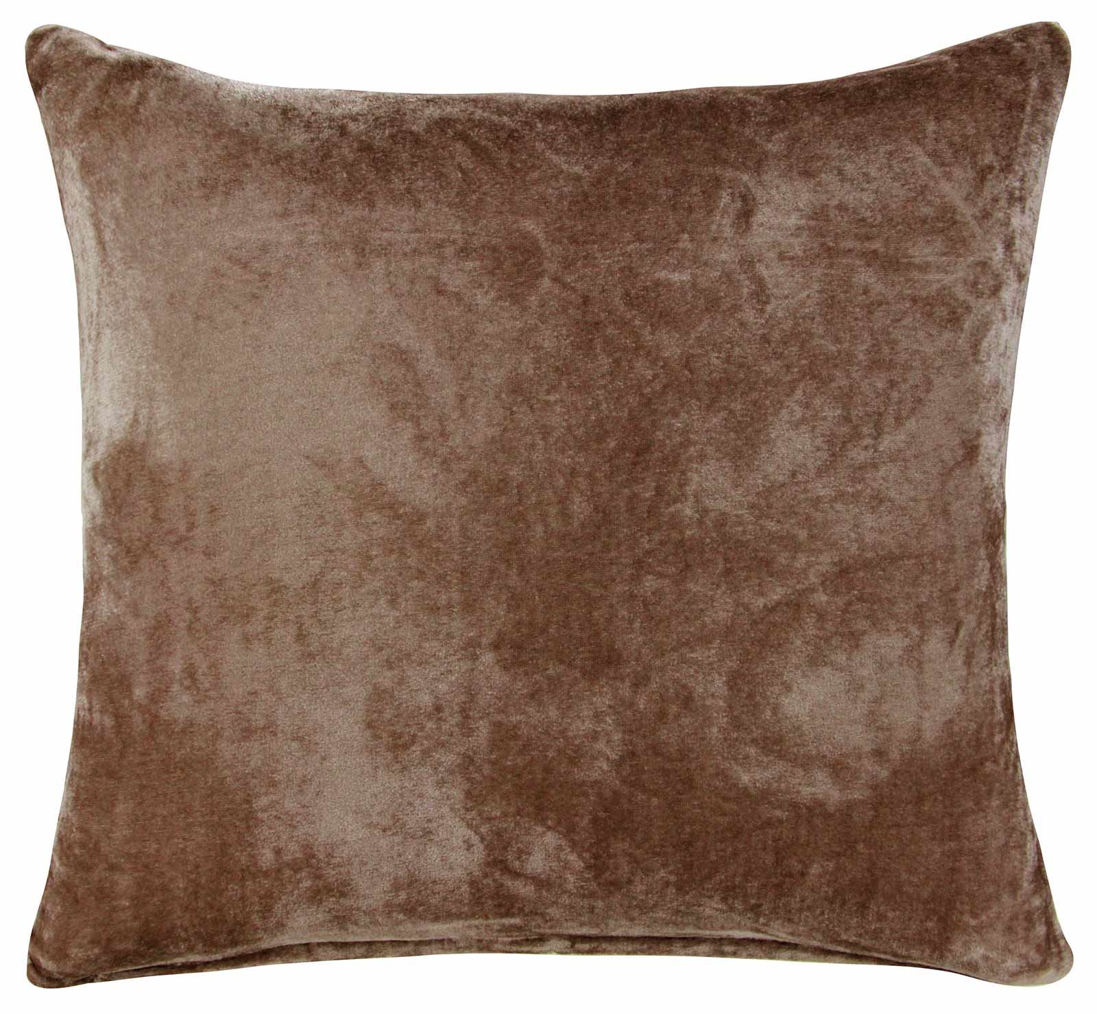 VELVET CUSHION COVER PLAIN DYED COVERS 18" 22" ALL COLOURS eBay