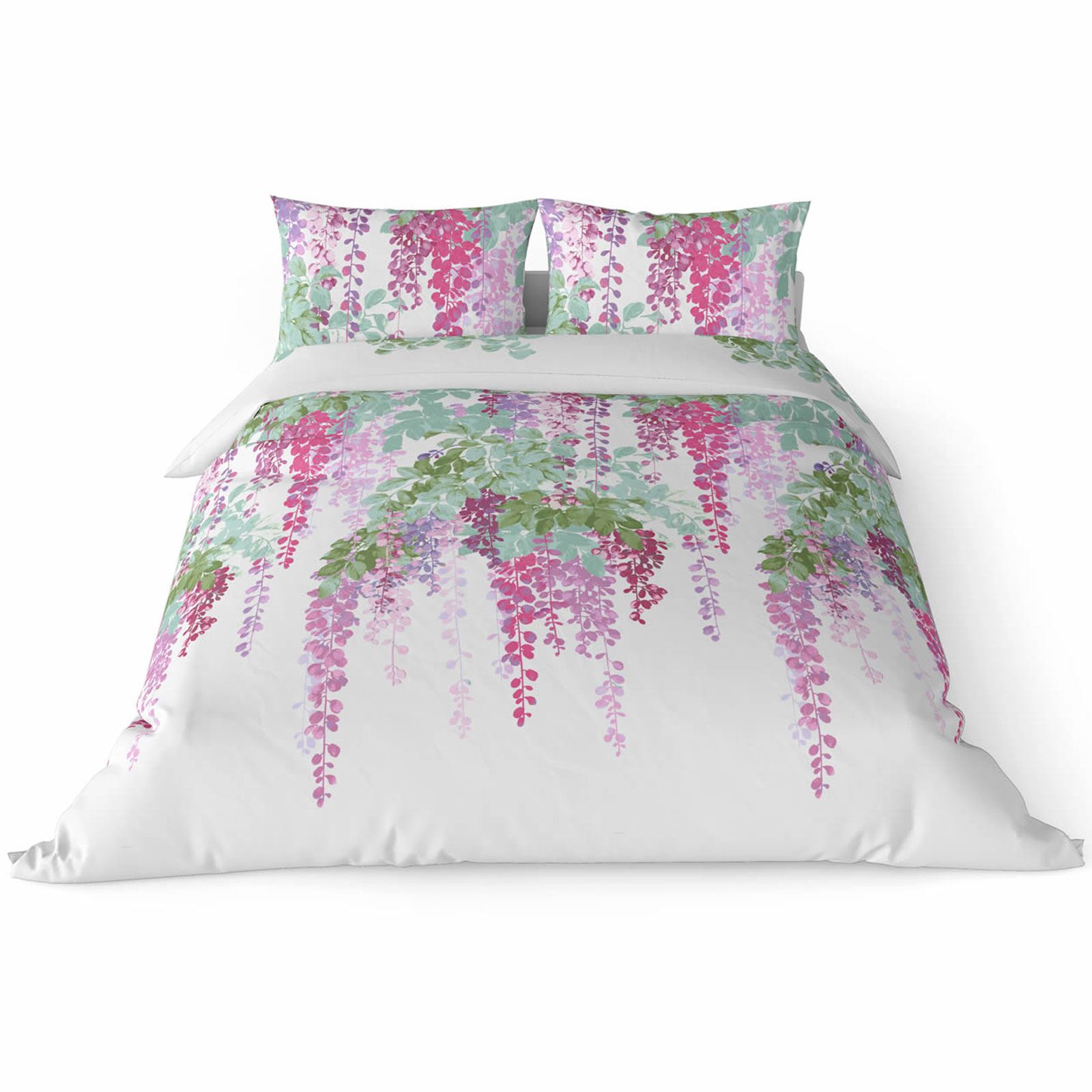Heather Heather Heather copripiumini LILLA Stampato Cotone Quilt Set Set di biancheria da letto copertura 3edc0c Heather Heather Heather copripiumini LILLA Stampato Cotone Quilt Set Set di biancheria da letto copertura 3edc0c