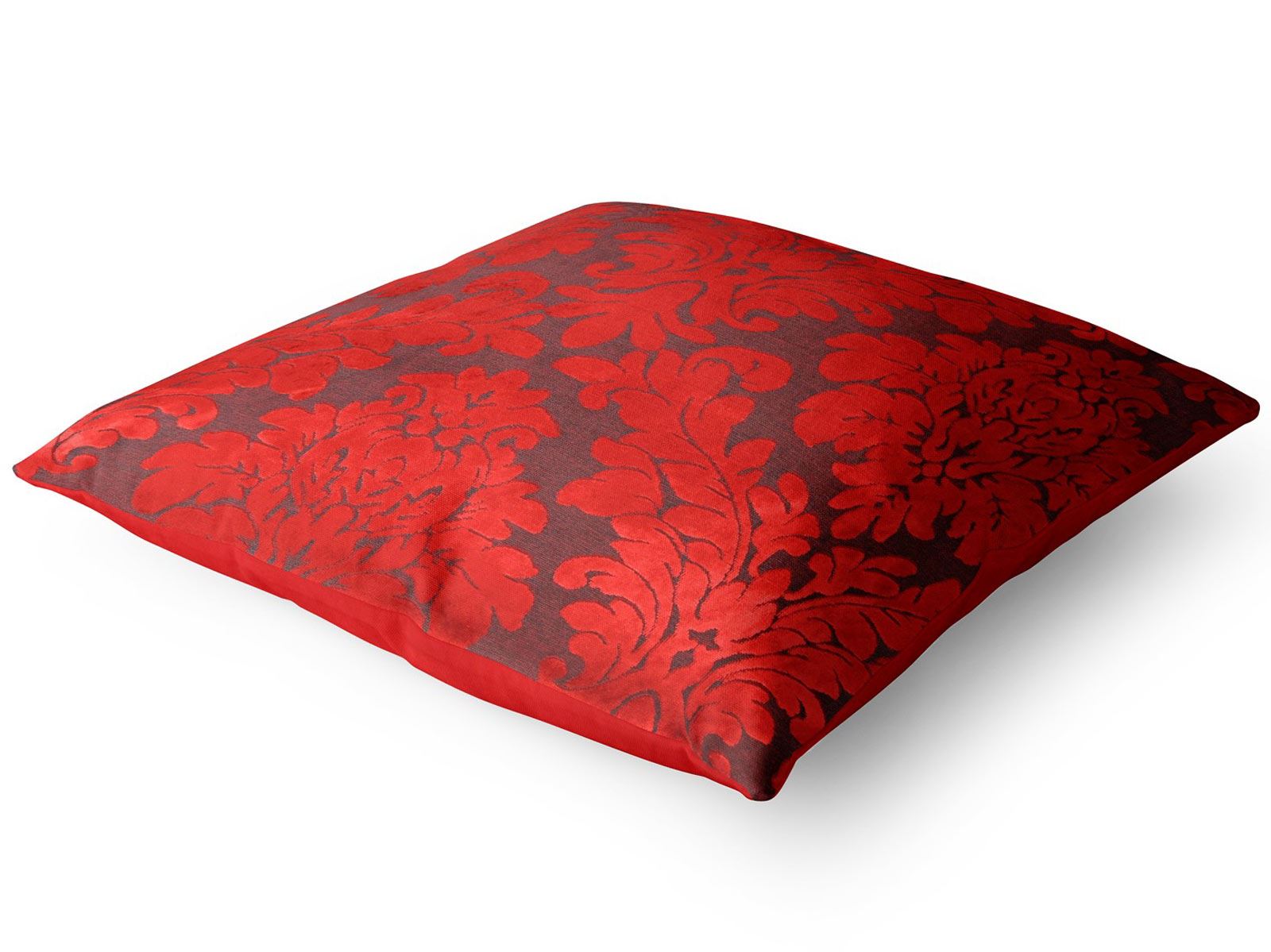 Red Wine Natural Cream Cushion Covers 18"x18" (45cm x 45cm) Cover