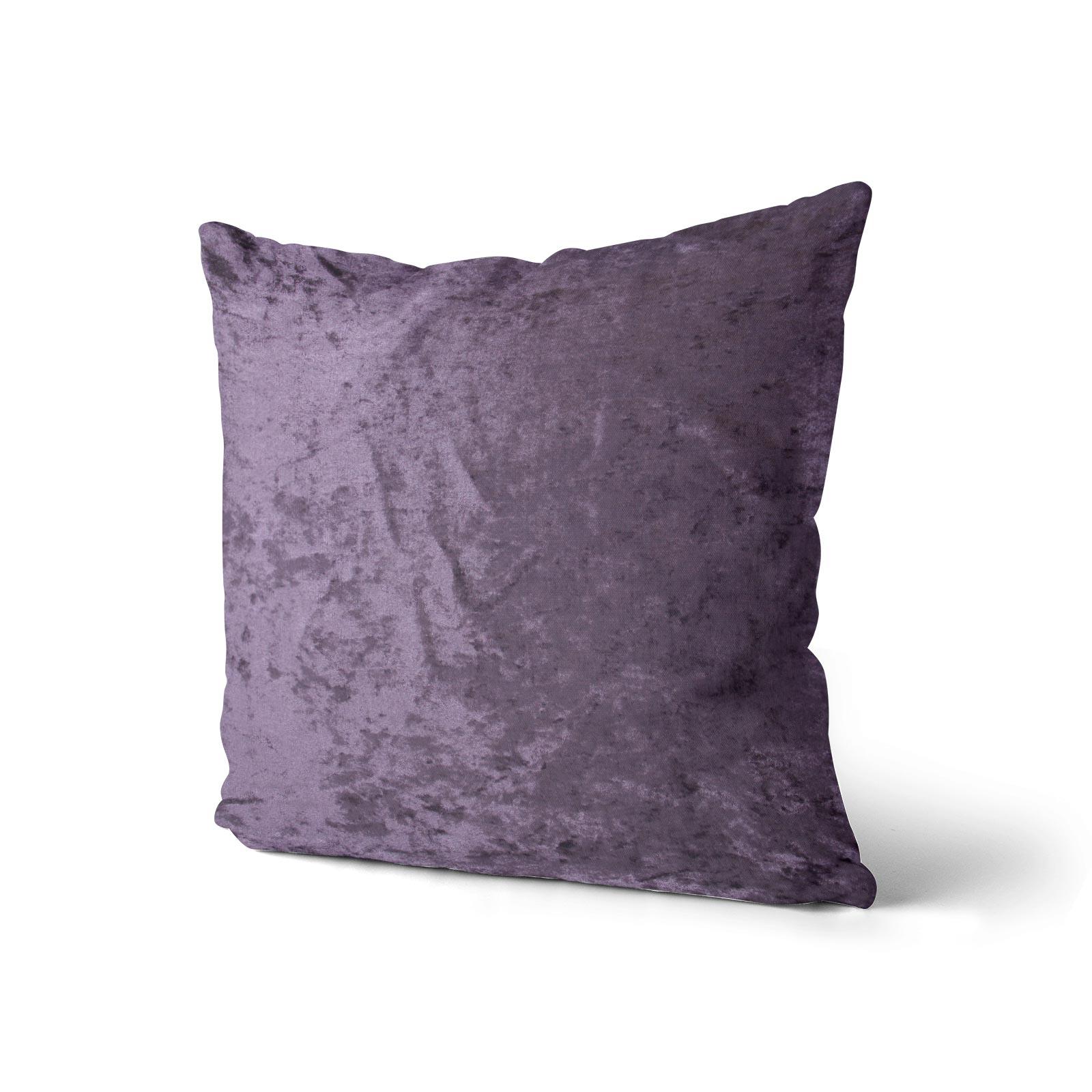Crushed Velvet Cushion Covers Glam Plain Cushion Cover 18" x 18" 45cm x