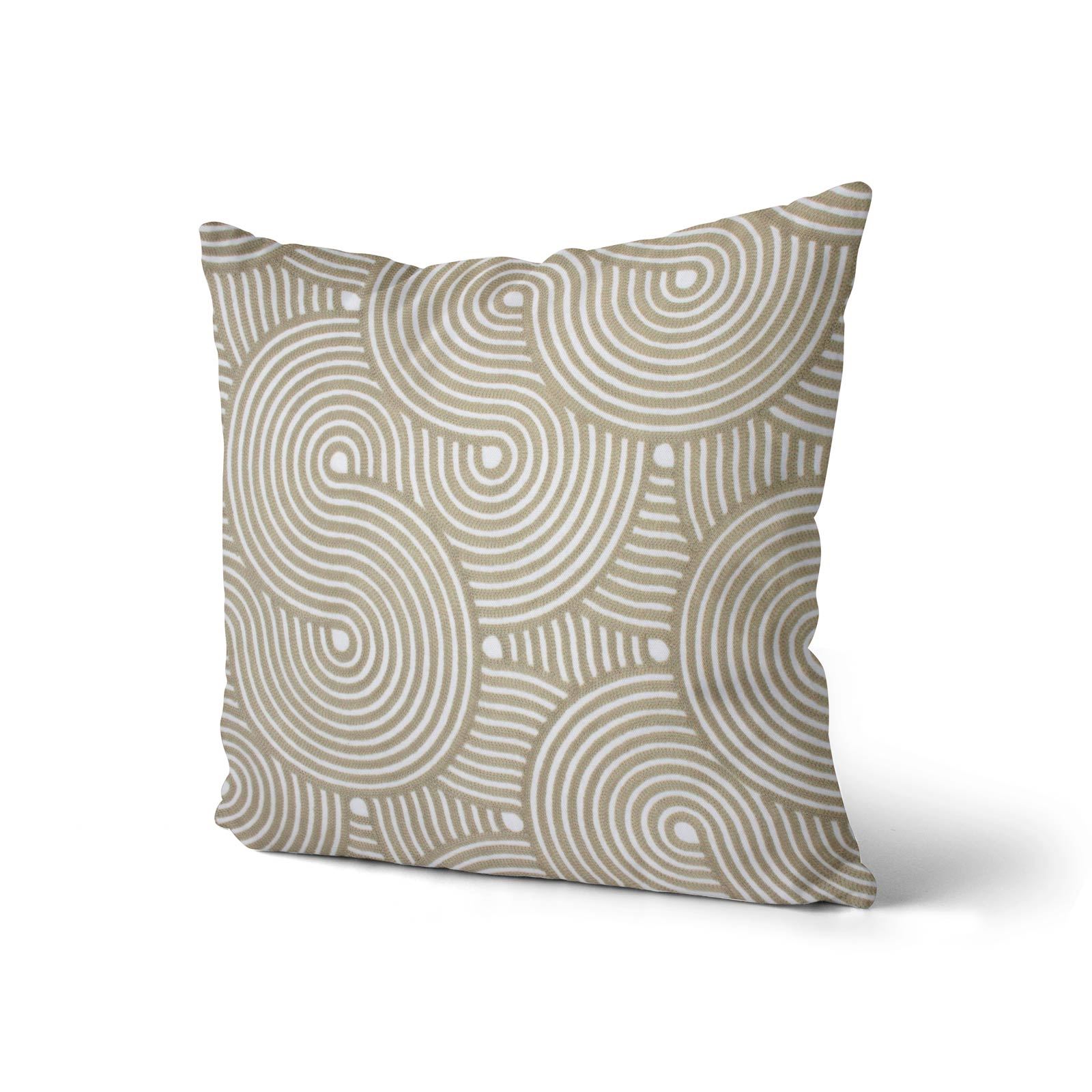 Green Lime Natural Cream Cushion Covers 18" x 18" (45cm x 45cm) Cover