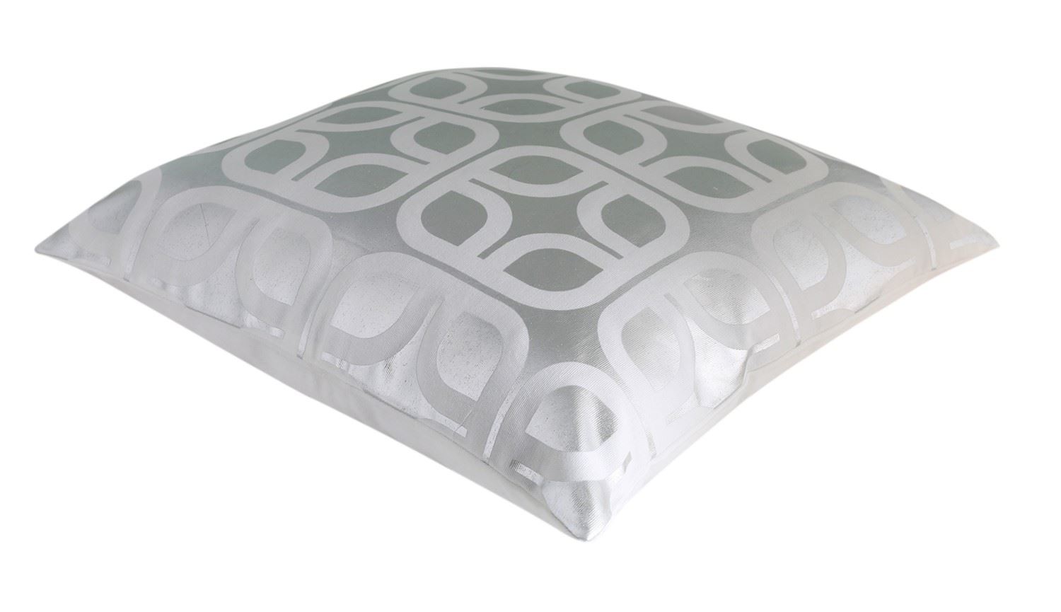 Silver Grey Cushion Covers 18" x 18" (45cm x 45cm) Metallic Sparkle