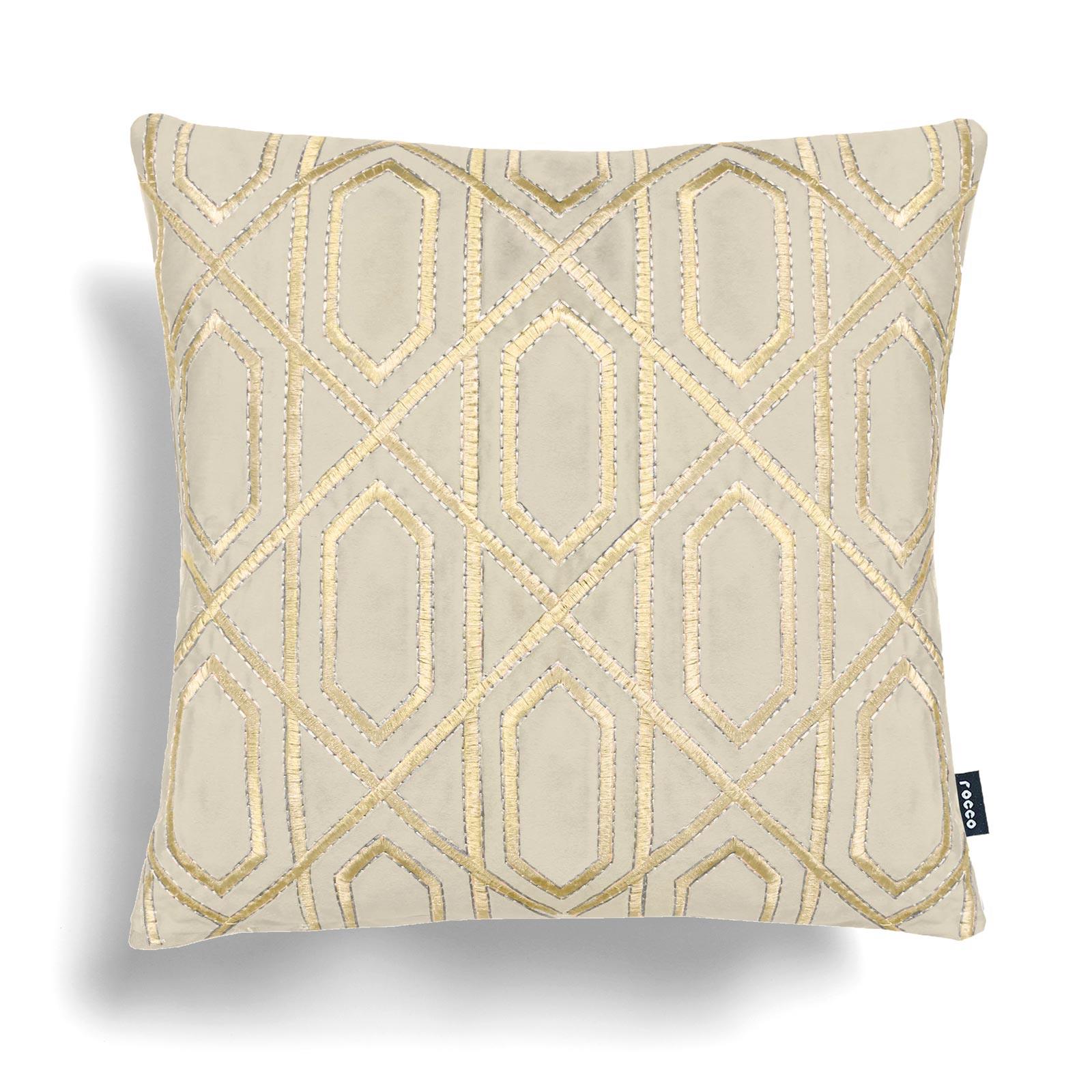Gold Cushion Covers Cream Natural Metallic Sparkle Throw Cushion Cover