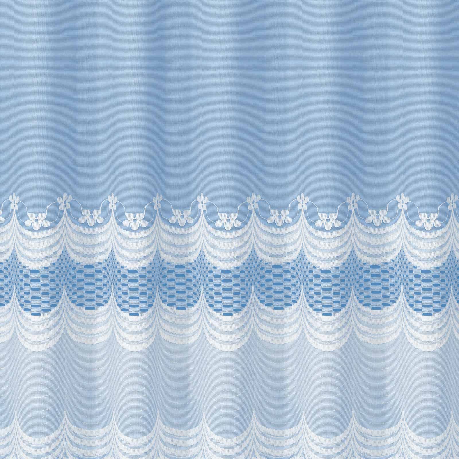 White Net Curtain Luxury Lace Floral Plain Voile Nets Curtain Sold by