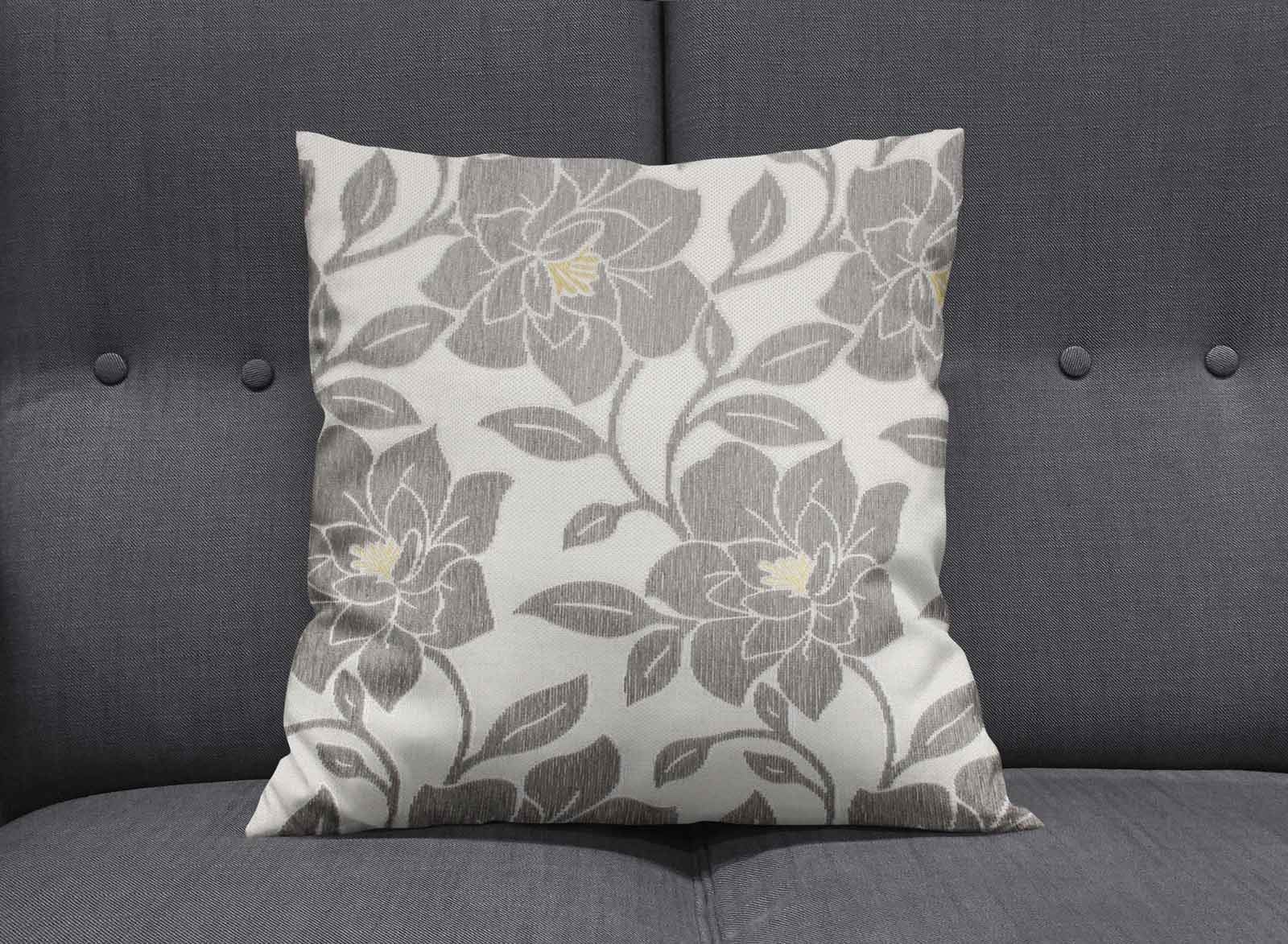 Grey Cushion Covers Charcoal Silver Sofa Throw Cushion Cover 18" x 18