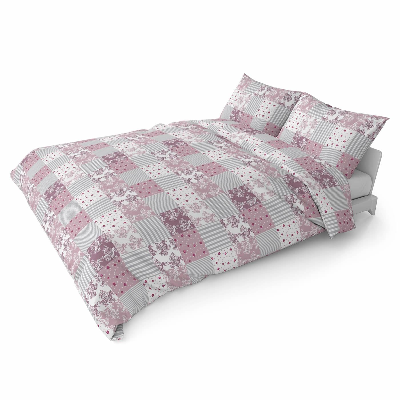 Heather Heather Heather copripiumini LILLA Stampato Cotone Quilt Set Set di biancheria da letto copertura 3edc0c Heather Heather Heather copripiumini LILLA Stampato Cotone Quilt Set Set di biancheria da letto copertura 3edc0c